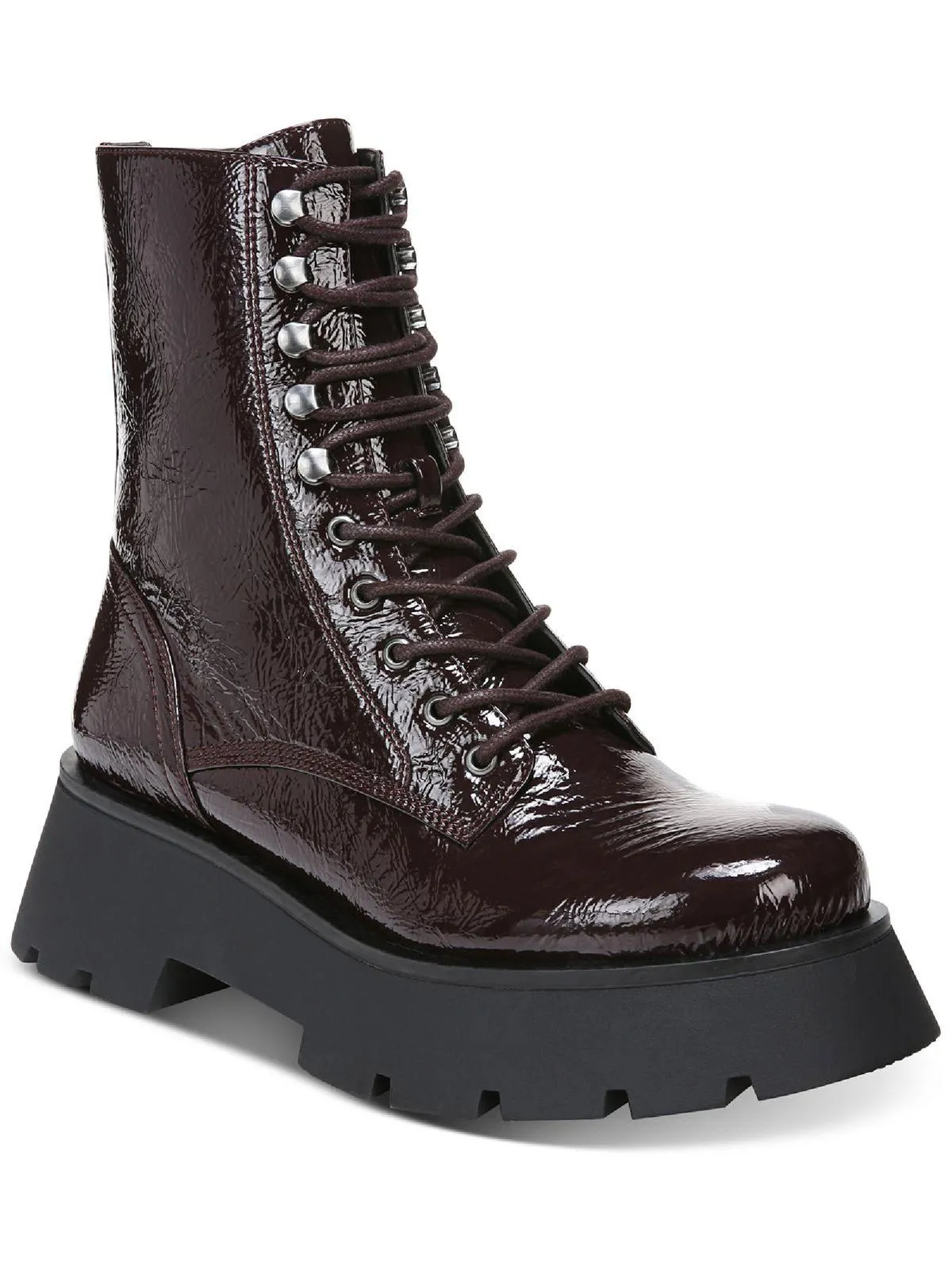 Lolita Womens Zipper Combat & Lace-up Boots