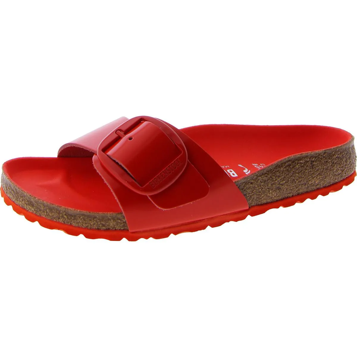 Madrid Womens Padded Insole Buckle Footbed Sandals