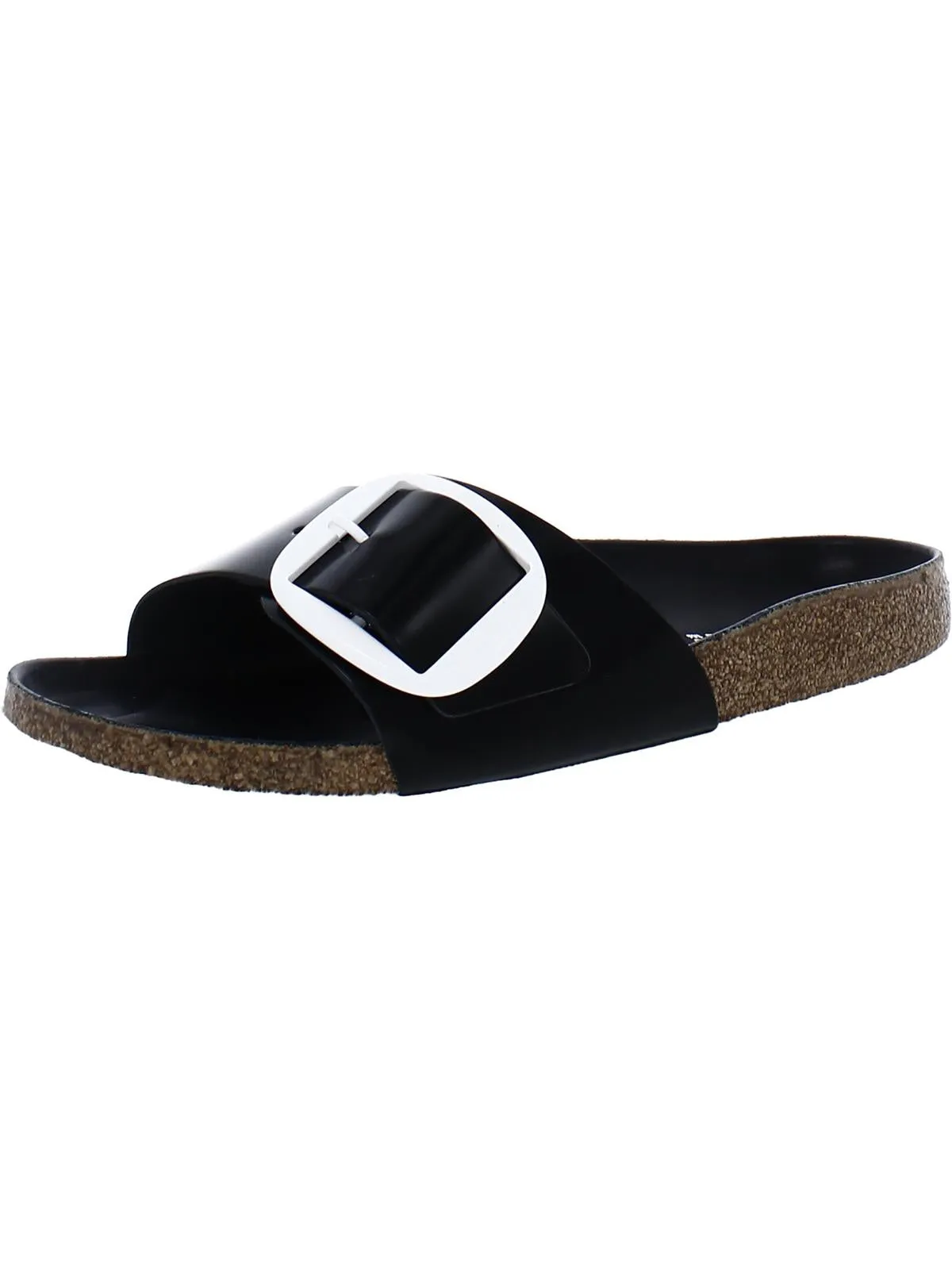 Madrid Womens Padded Insole Buckle Footbed Sandals