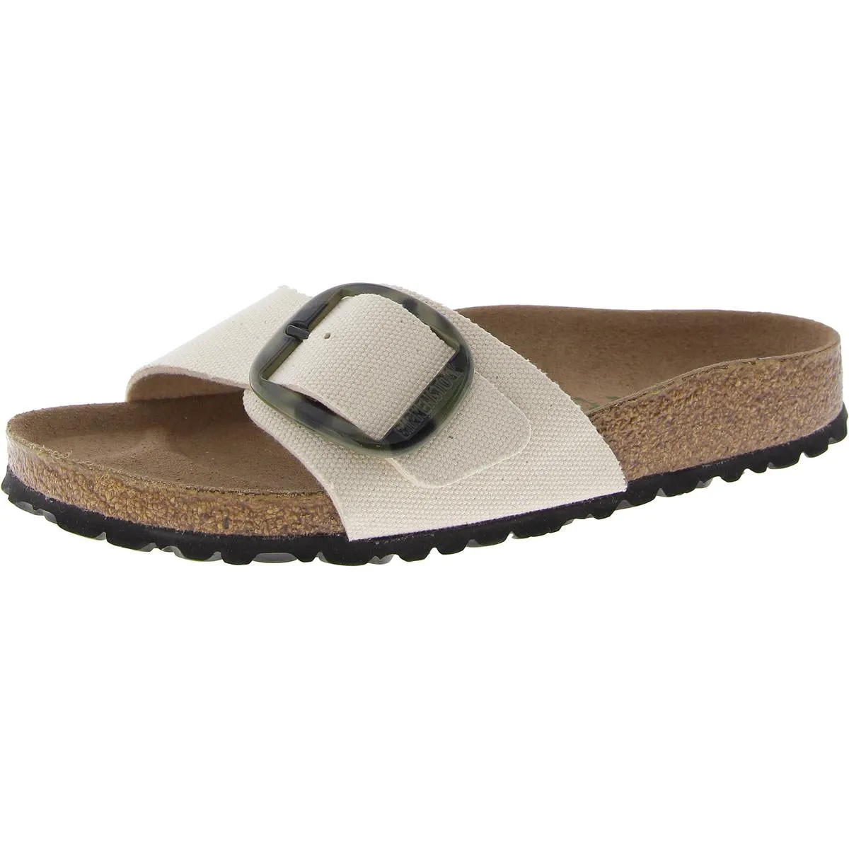 Madrid Womens Padded Insole Buckle Footbed Sandals