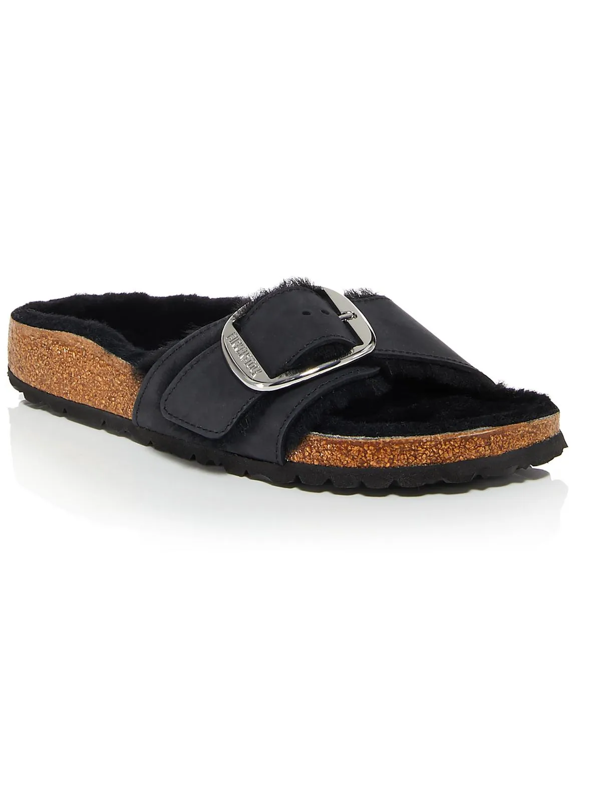 Madrid Womens Padded Insole Buckle Footbed Sandals