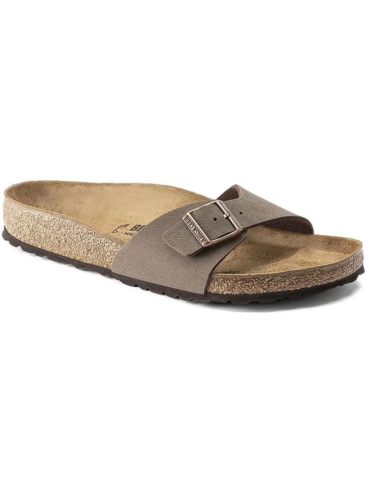 Madrid Womens Padded Insole Buckle Footbed Sandals