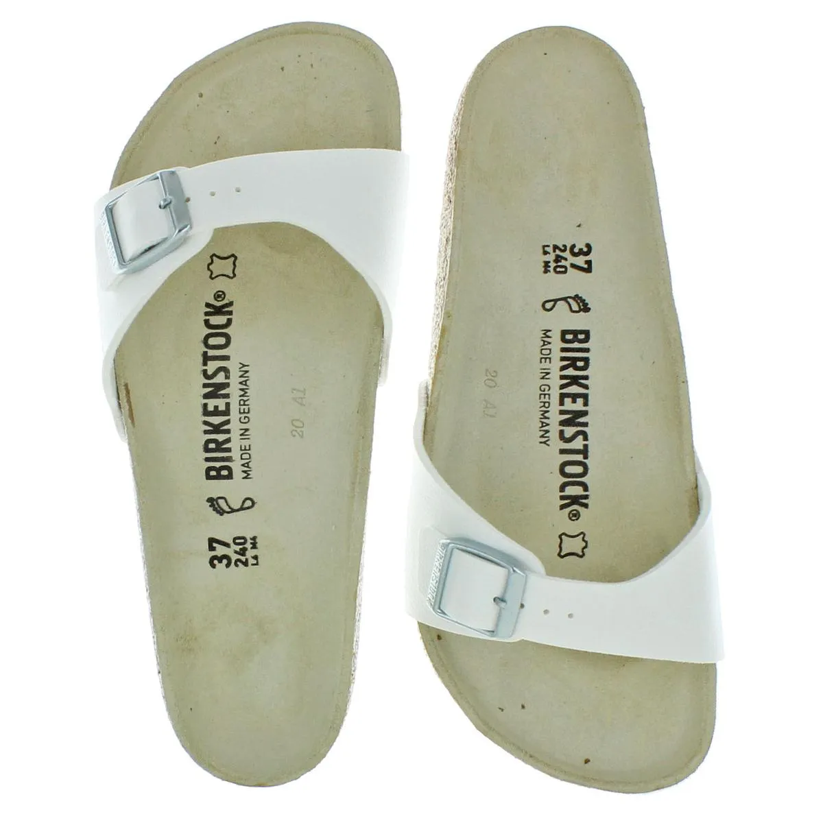 Madrid Womens Padded Insole Buckle Footbed Sandals