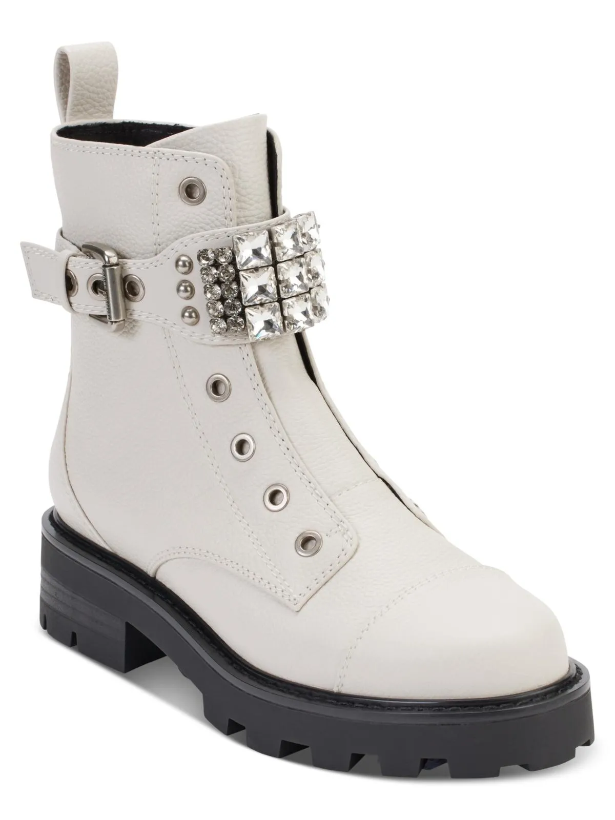 Maeva  Womens Zipper Lug Sole Booties