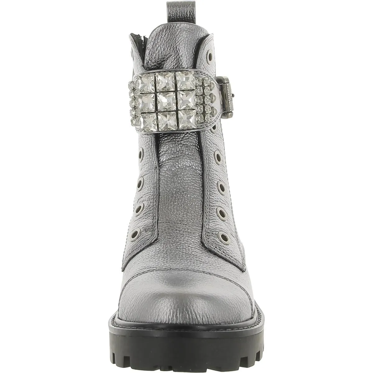 Maeva  Womens Zipper Lug Sole Booties