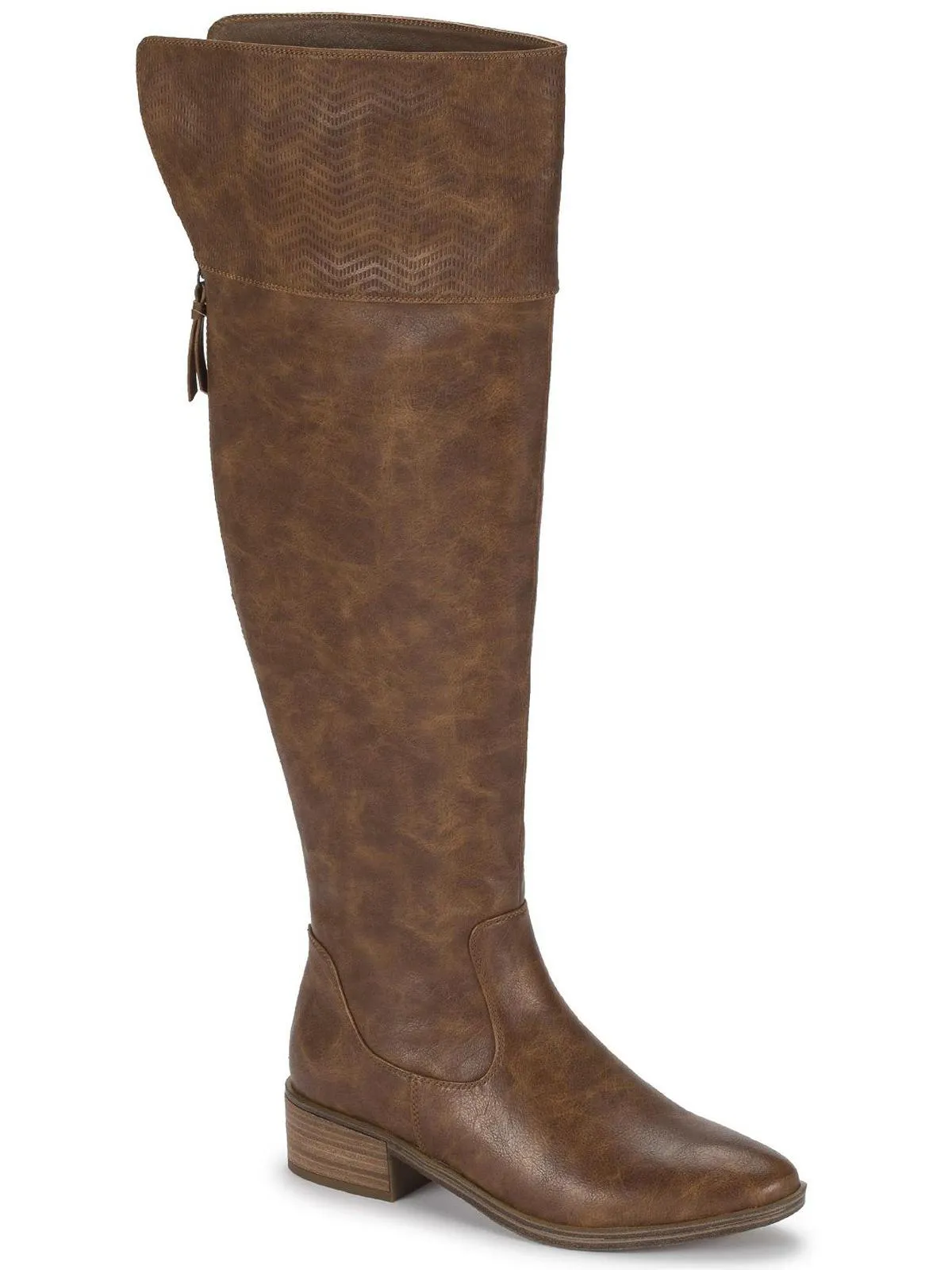 Marcela Womens Textured Tall Over-The-Knee Boots