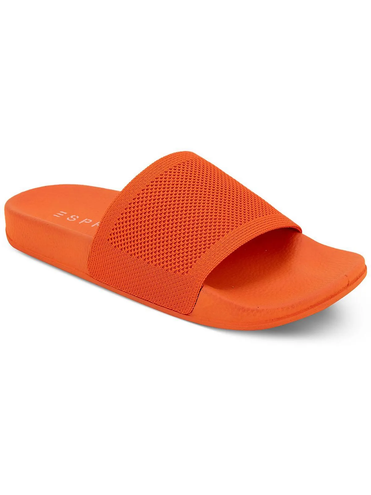 March Womens Knit Footbed Slide Sandals