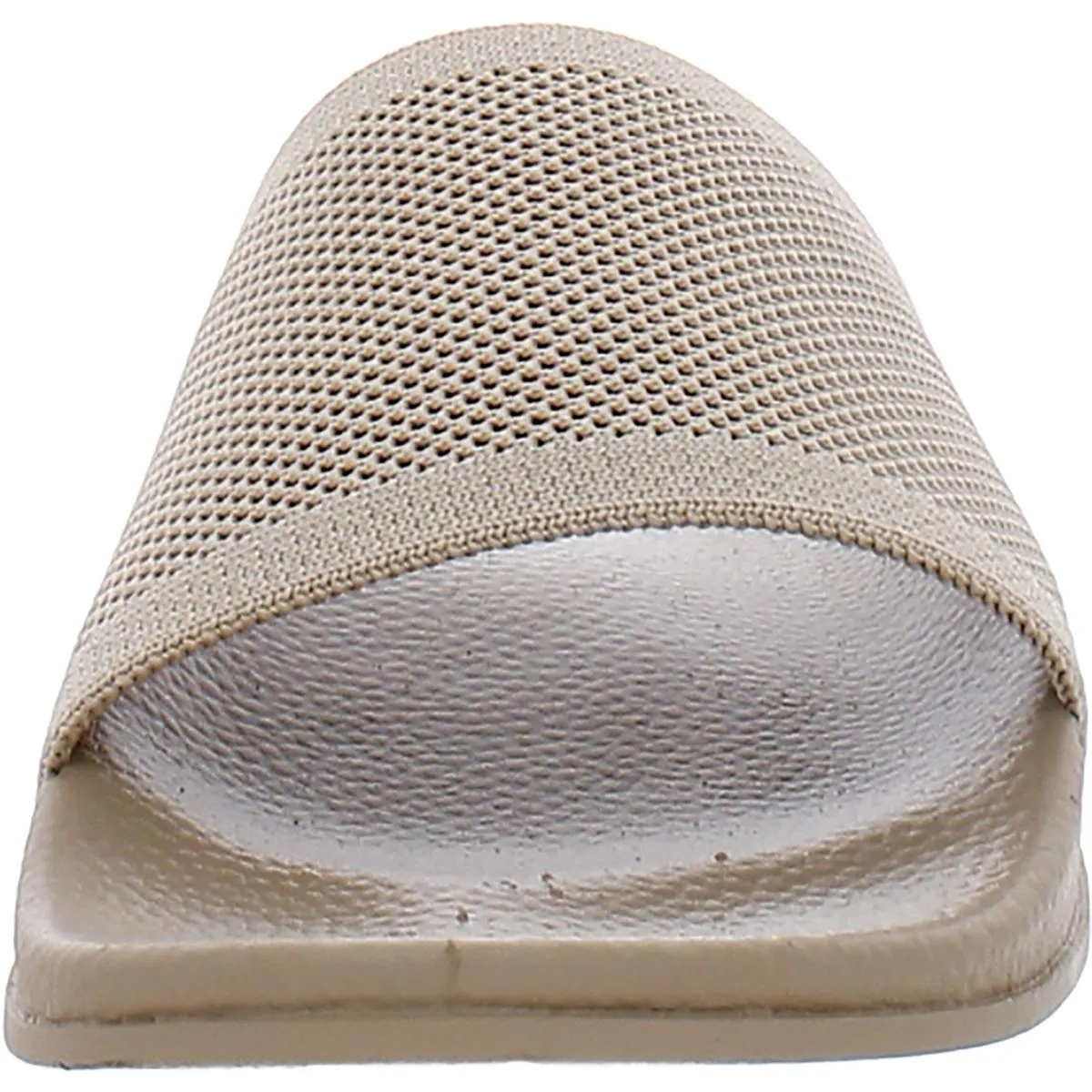 March Womens Knit Footbed Slide Sandals