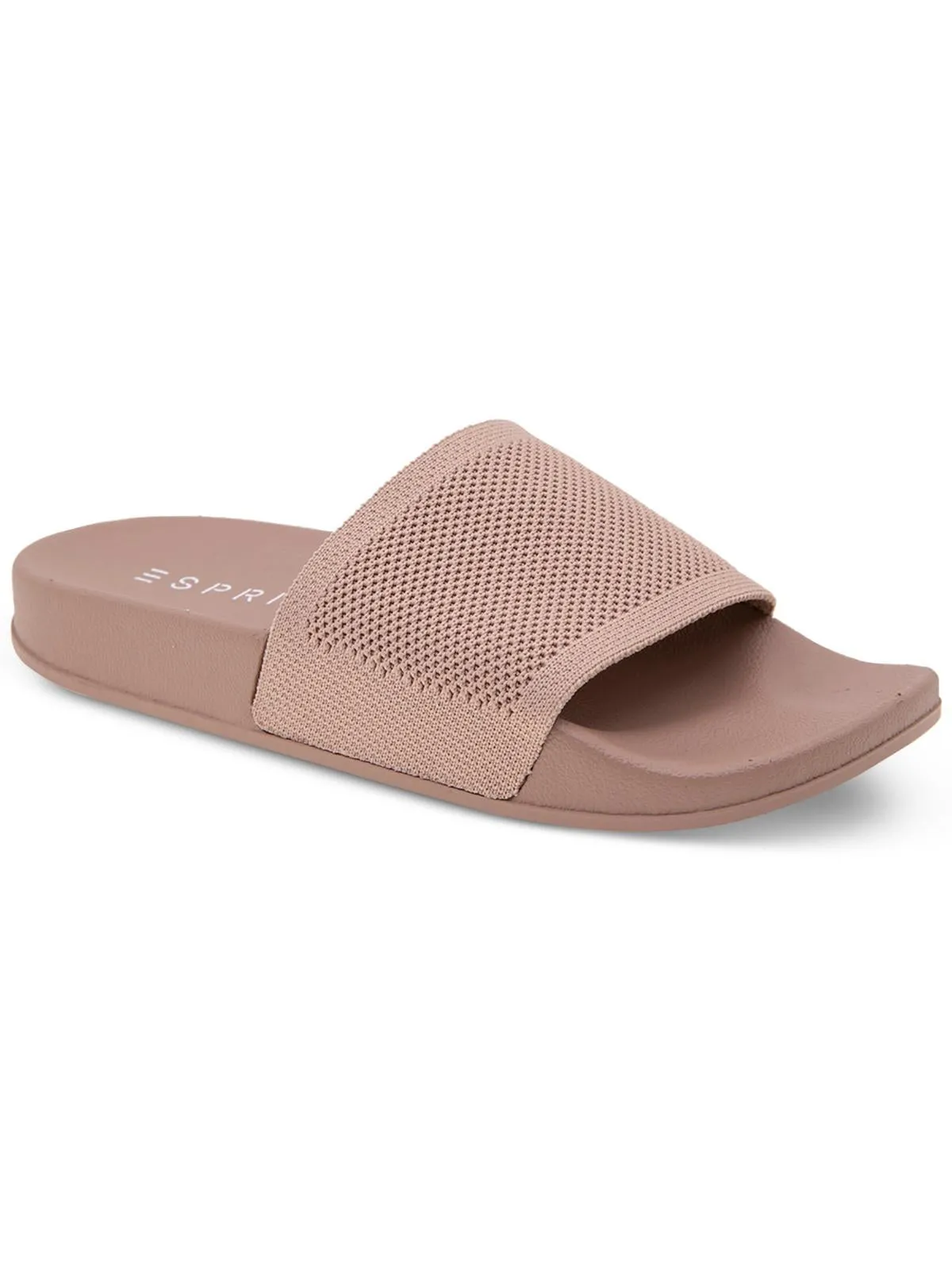 March Womens Knit Footbed Slide Sandals