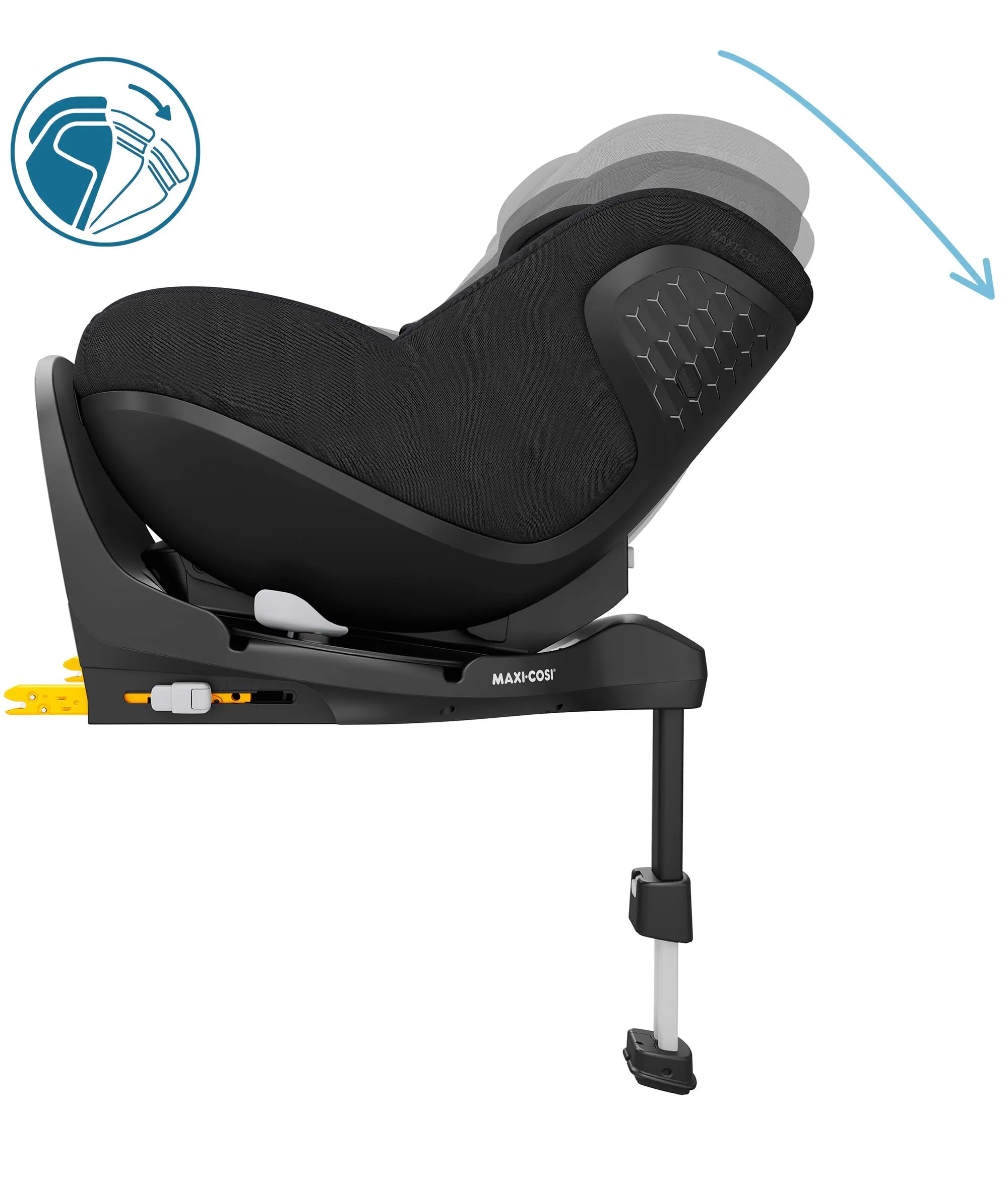 Maxi-Cosi Pearl 360 Pro Car Seat - Authentic Black