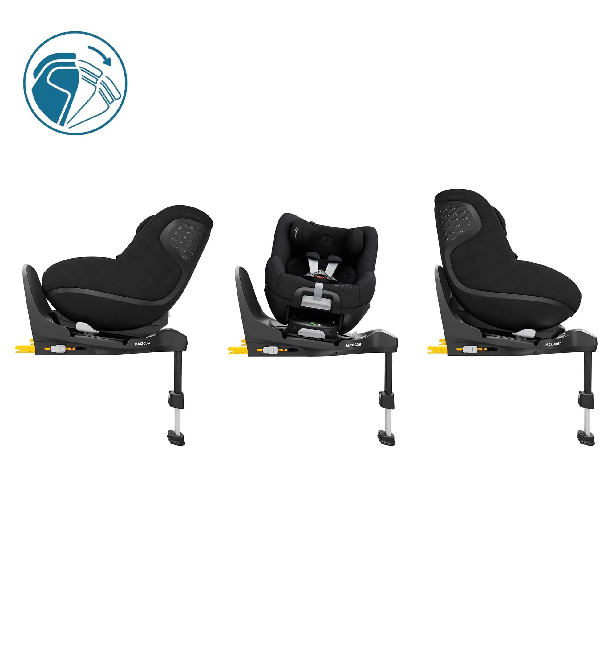 Maxi-Cosi Pearl 360 Pro Car Seat - Authentic Black