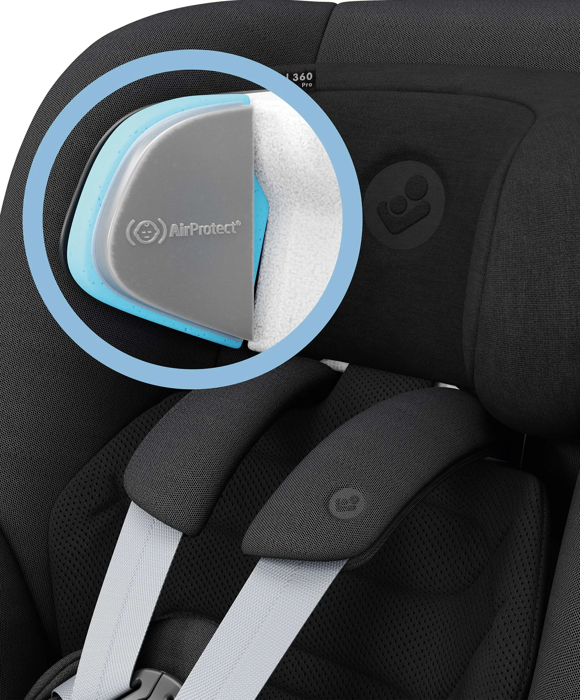 Maxi-Cosi Pearl 360 Pro Car Seat - Authentic Black
