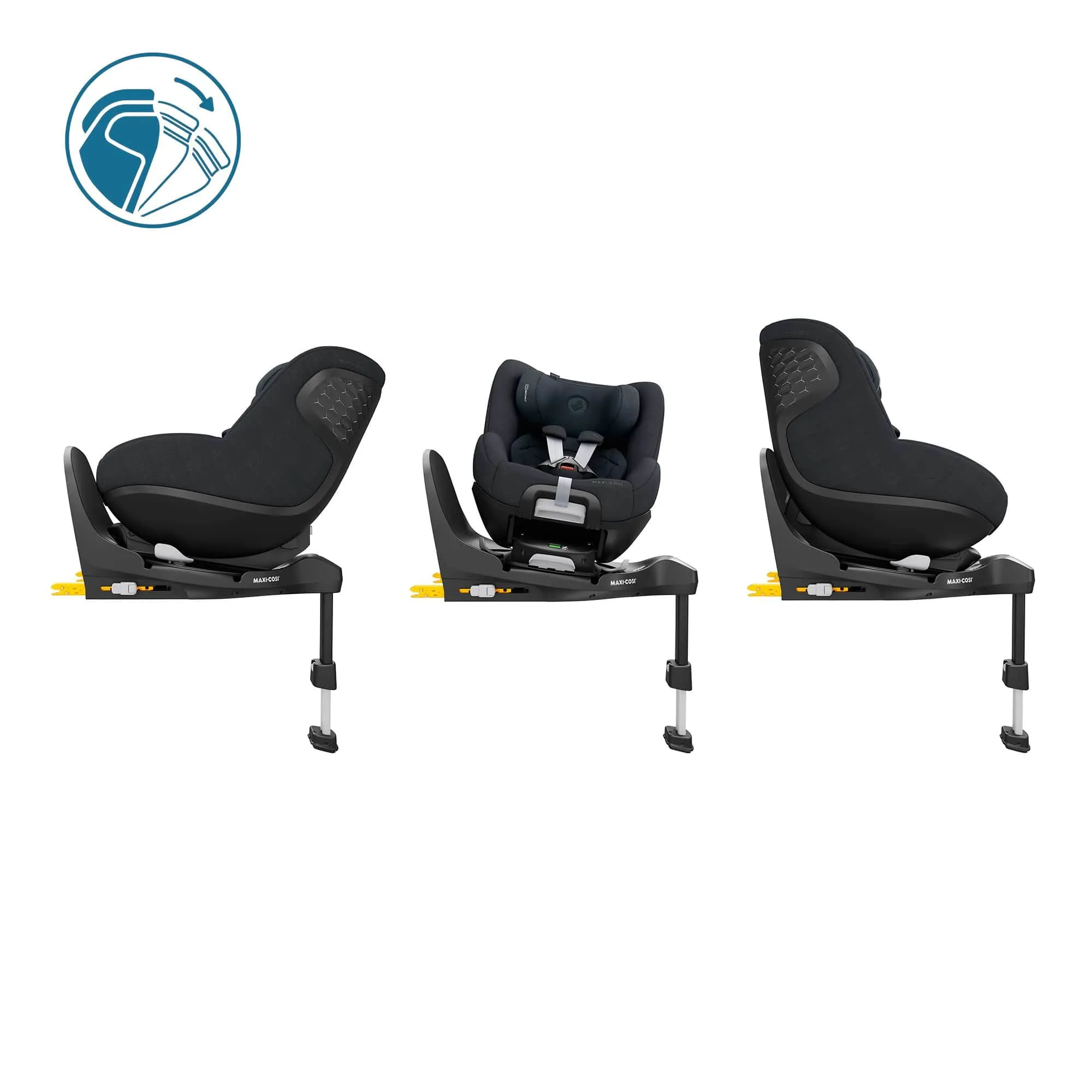 Maxi-Cosi Pearl 360 Pro Car Seat - Authentic Graphite