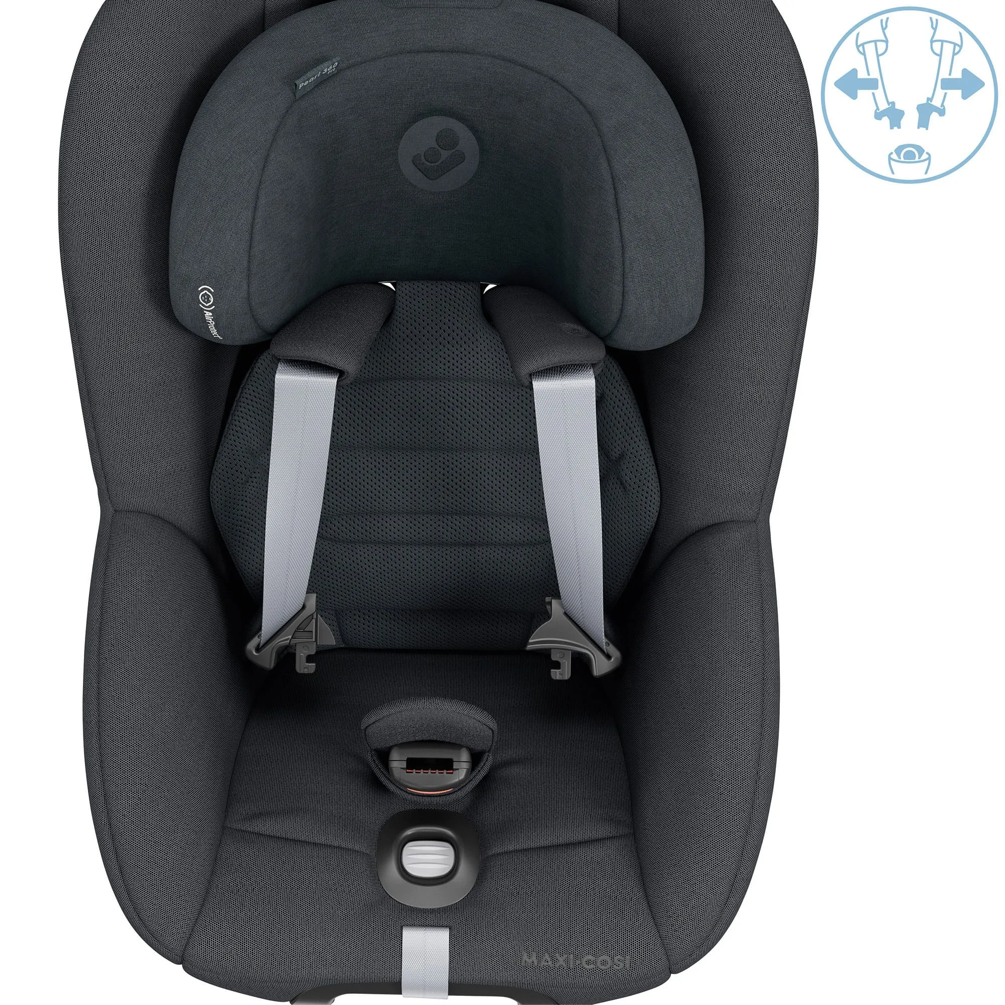 Maxi-Cosi Pearl 360 Pro Car Seat - Authentic Graphite