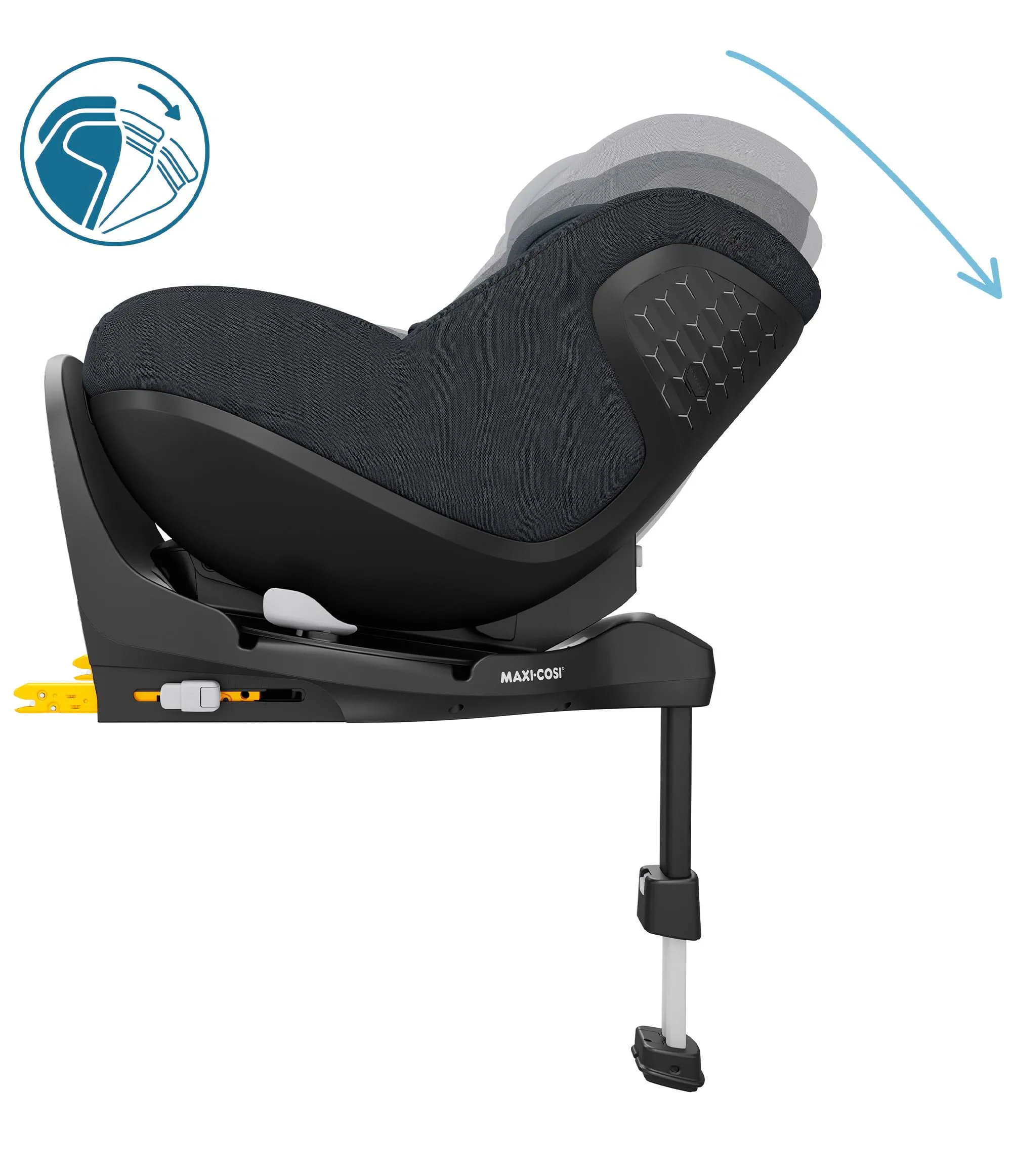 Maxi-Cosi Pearl 360 Pro Car Seat - Authentic Graphite