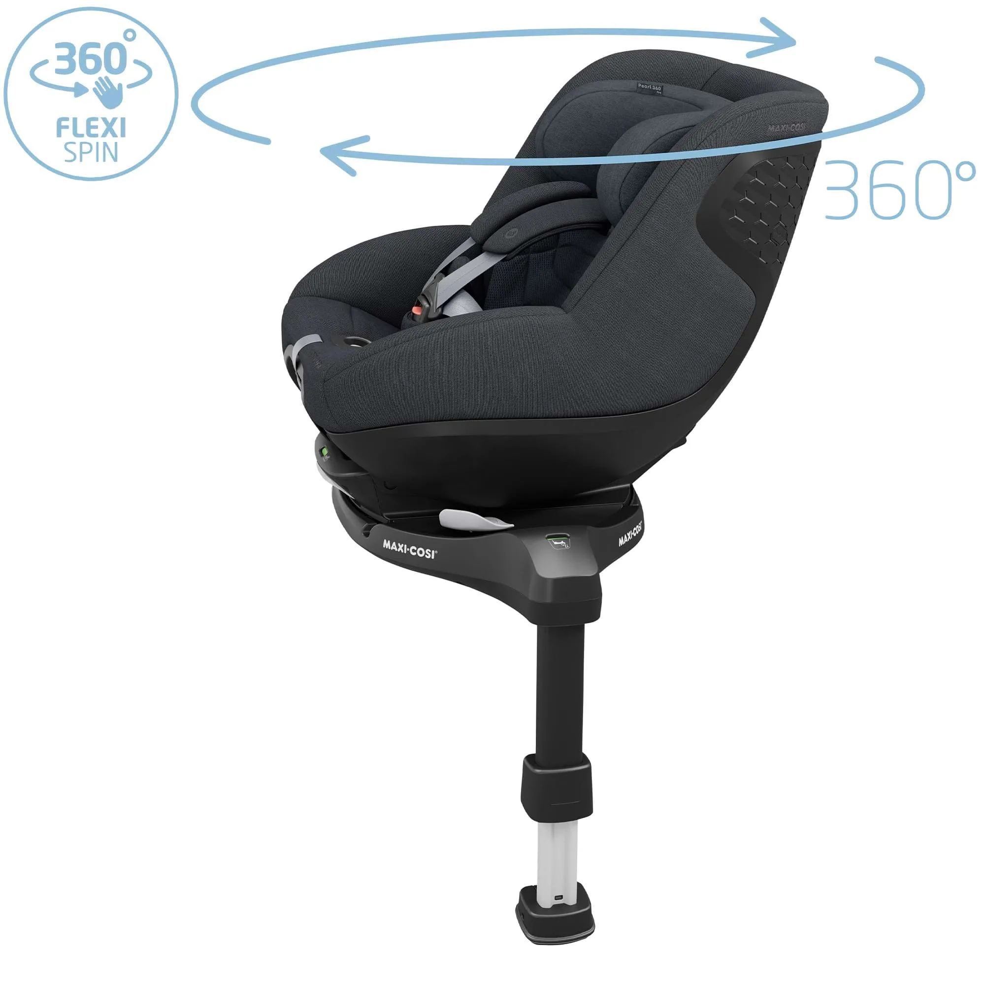 Maxi-Cosi Pearl 360 Pro Car Seat - Authentic Graphite
