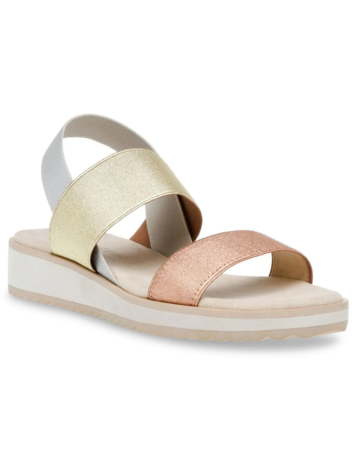 MayL02f9 Womens Open Toe Wedge Platform Sandals