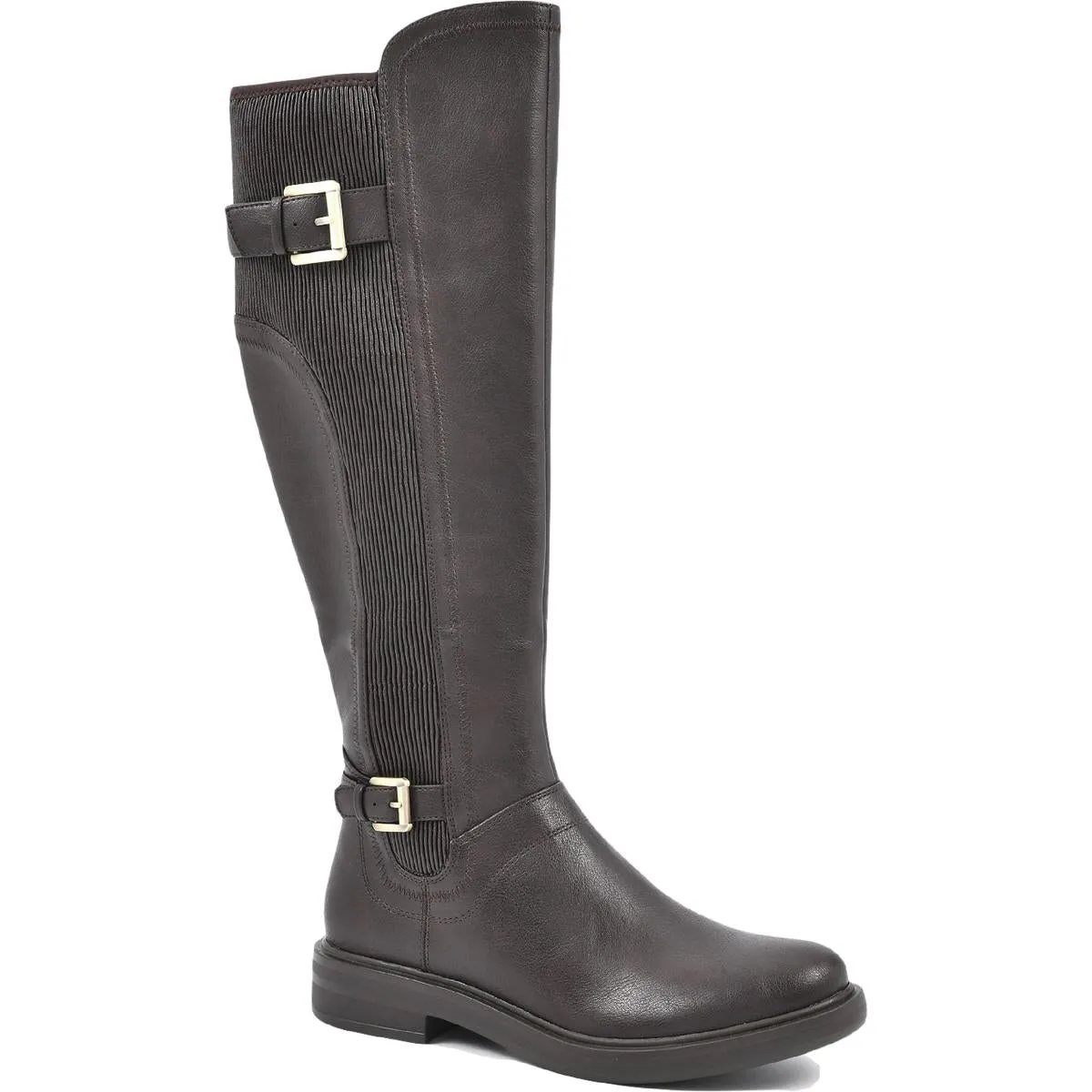 MEDITATE Womens Faux Leather Knee-High Boots