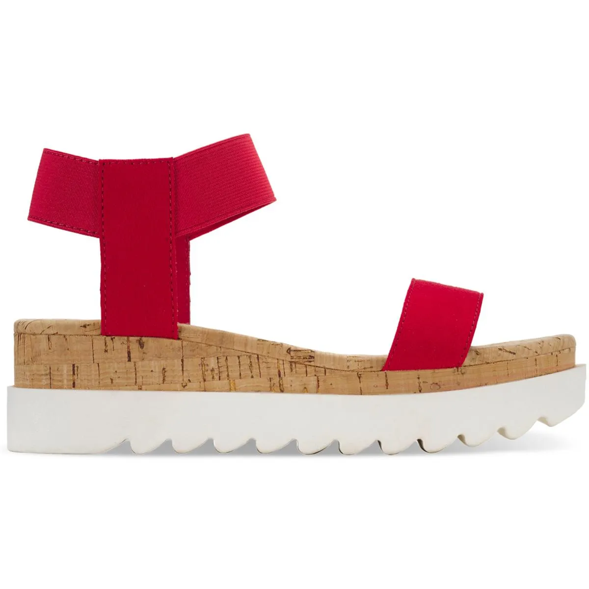Melanyy Womens Laceless Open Toe Wedge Sandals