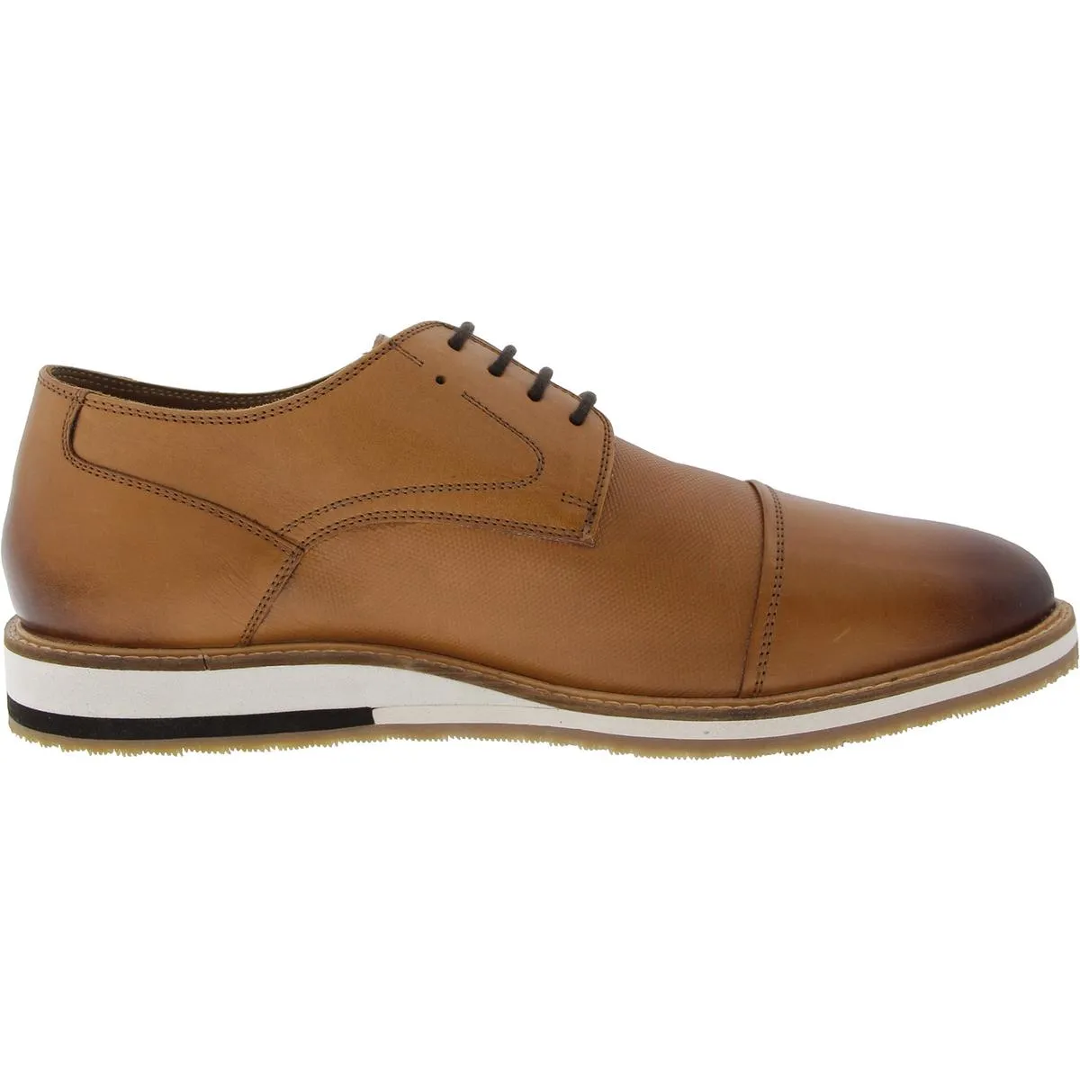 Mens Lace-Up Leather Derby Shoes