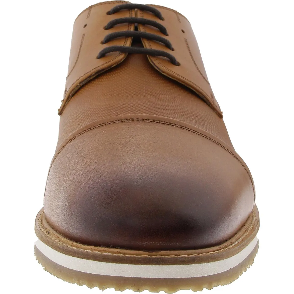 Mens Lace-Up Leather Derby Shoes