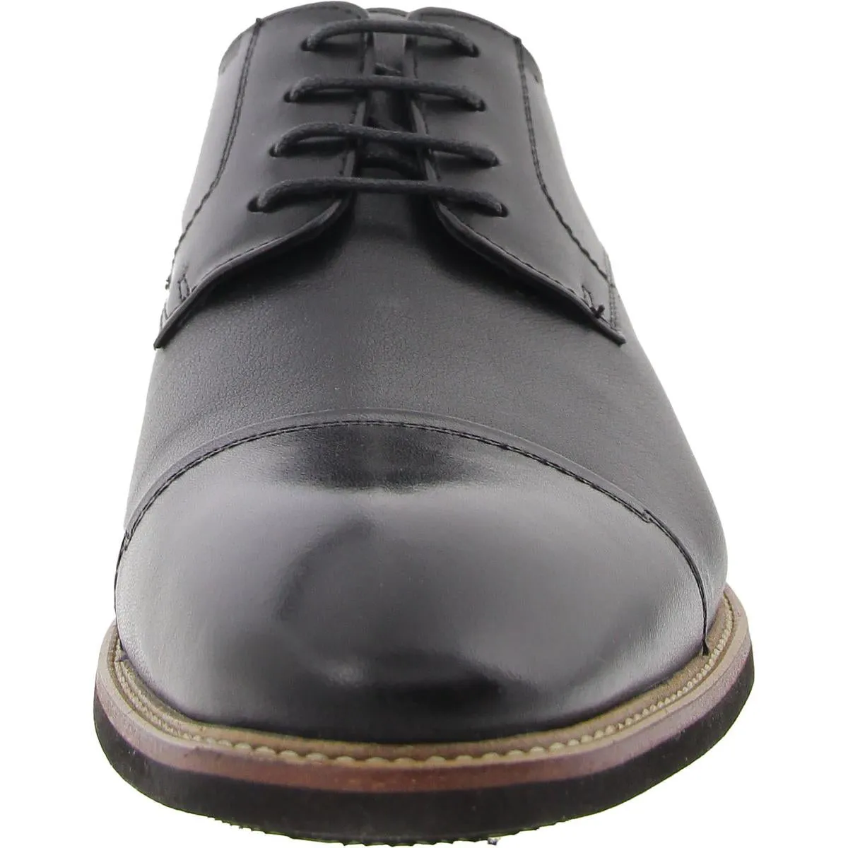 Mens Lace-Up Manmade Derby Shoes