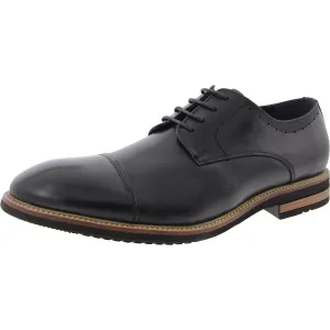 Mens Lace-Up Manmade Derby Shoes