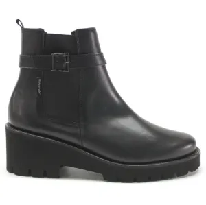 Mephisto Fauve Full Grain Leather Women's Wedge Ankle Boots