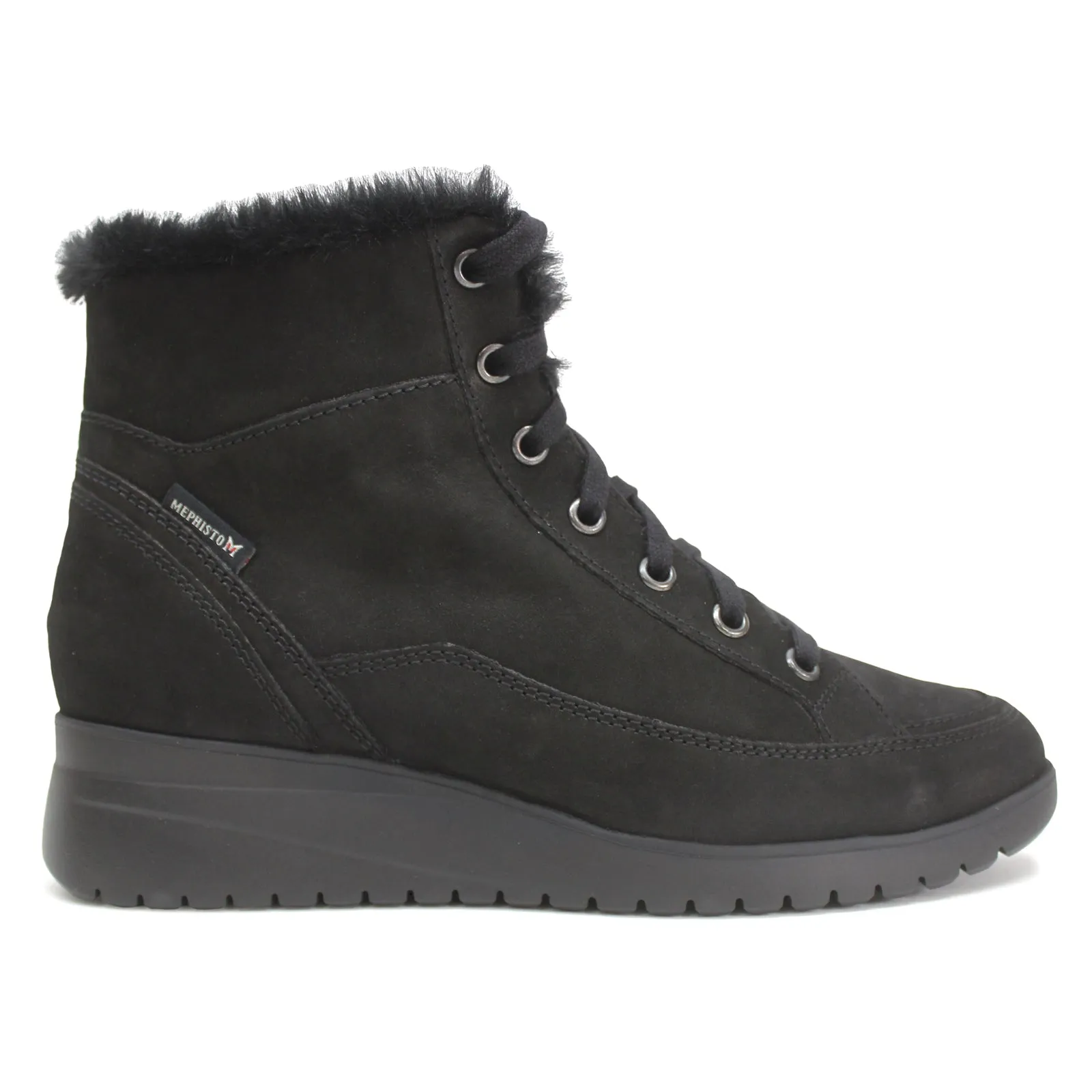 Mephisto Ilka Nubuck Leather Women's Ankle Boots