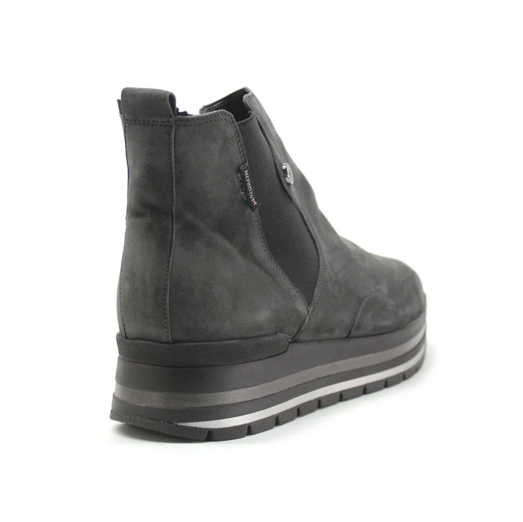 Mephisto Paulina Velvet Leather Women's Boots