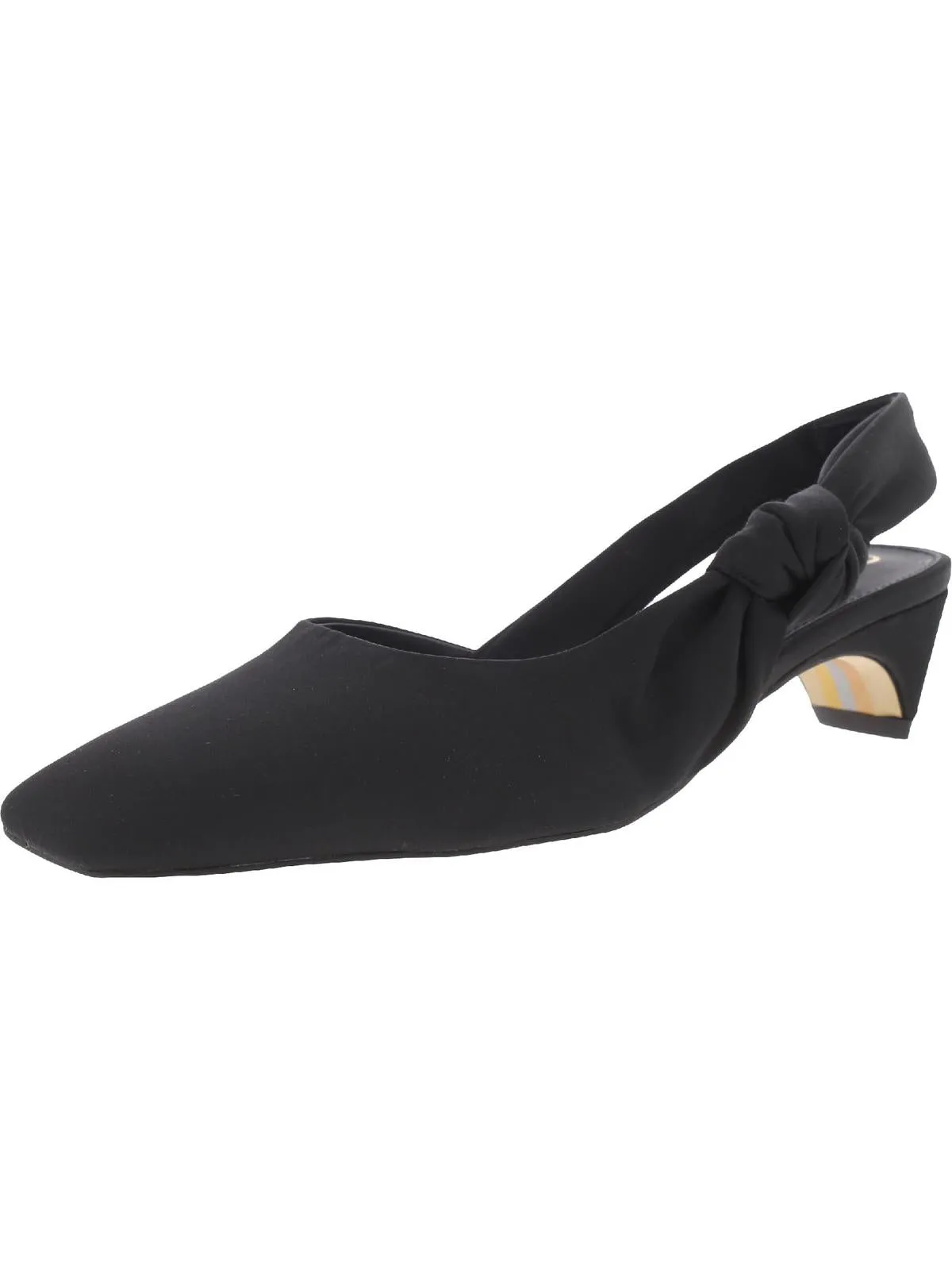 Meredith Womens Square Toe Slingback Heels