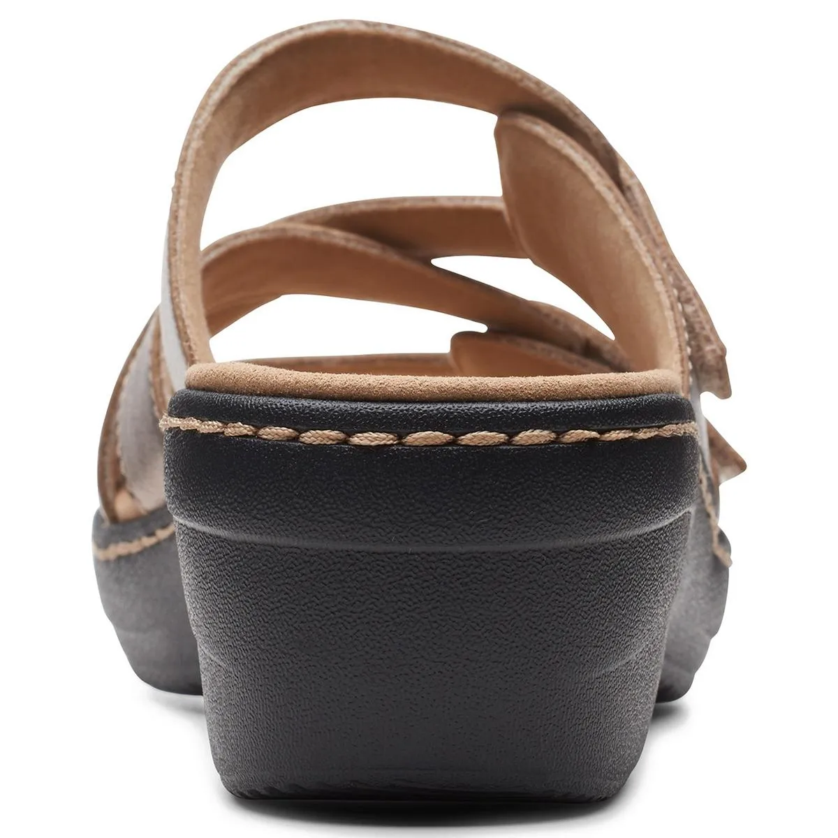 Merliah Karli Womens Metallic Leather Slide Sandals