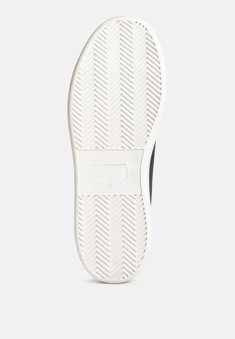 minky lace up casual sneakers