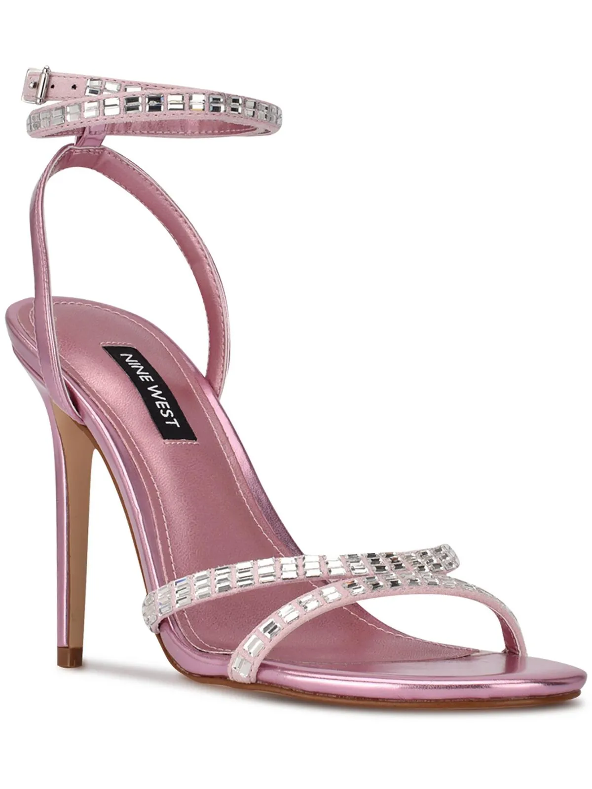 Mona  Womens Rhinestone Dressy Heels