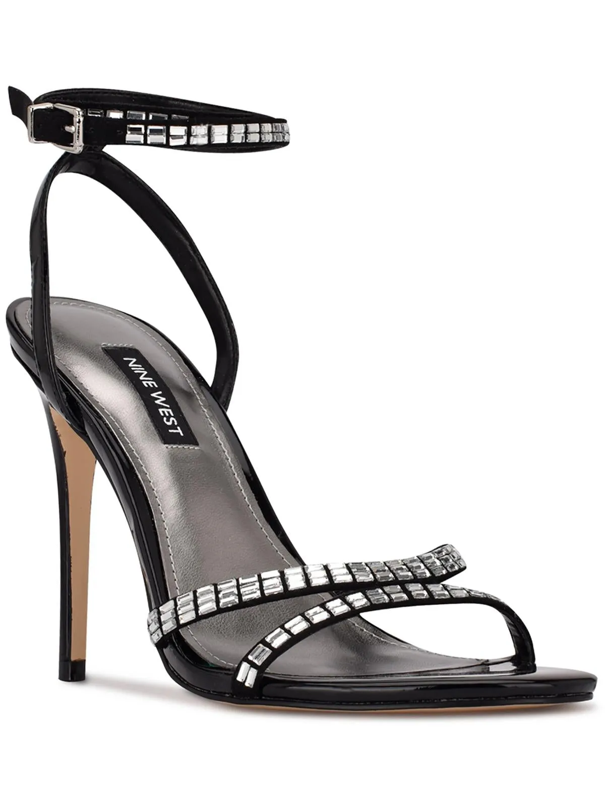 Mona  Womens Rhinestone Dressy Heels