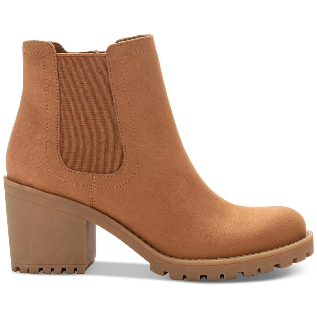 Morghanf Womens Faux Suede Cold Weather Heels