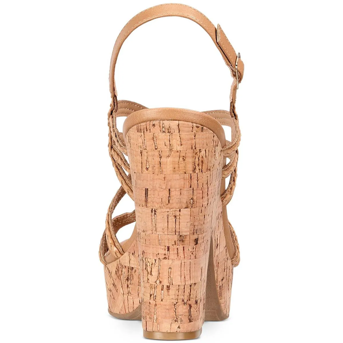 Nadiya Womens Cork Pumps Platform Sandals