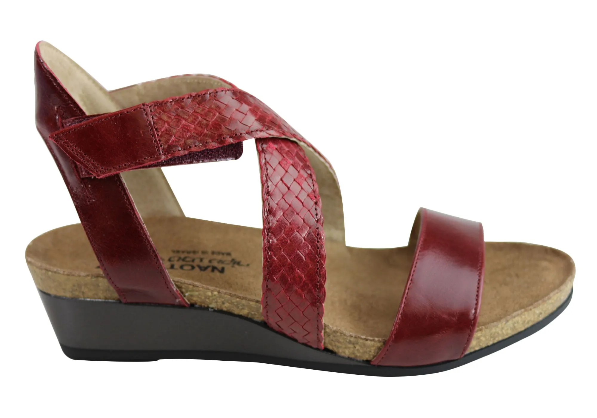 Naot Cupid Womens Leather Comfort Cushioned Supportive Wedge Sandals Naot Shoes