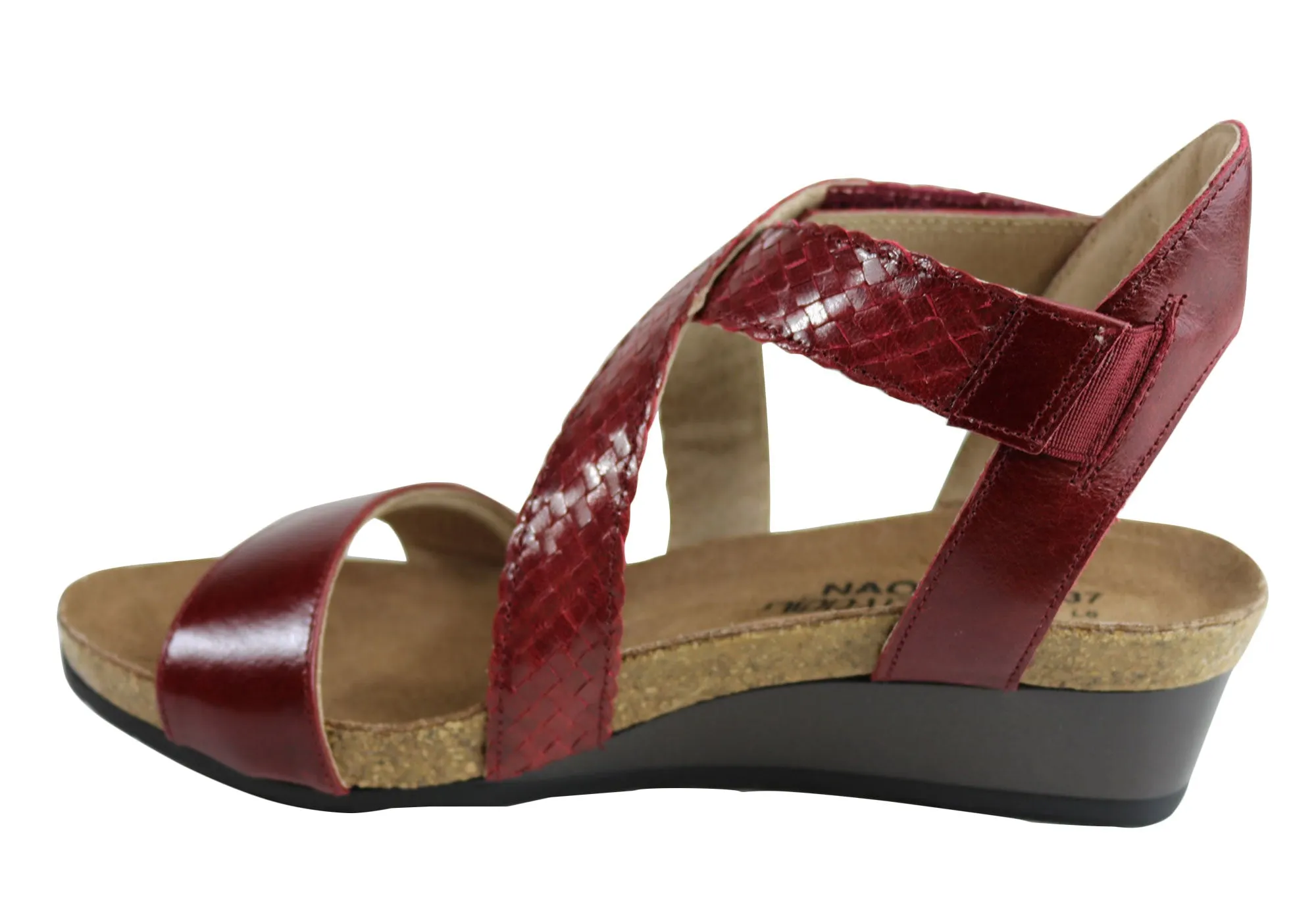 Naot Cupid Womens Leather Comfort Cushioned Supportive Wedge Sandals Naot Shoes