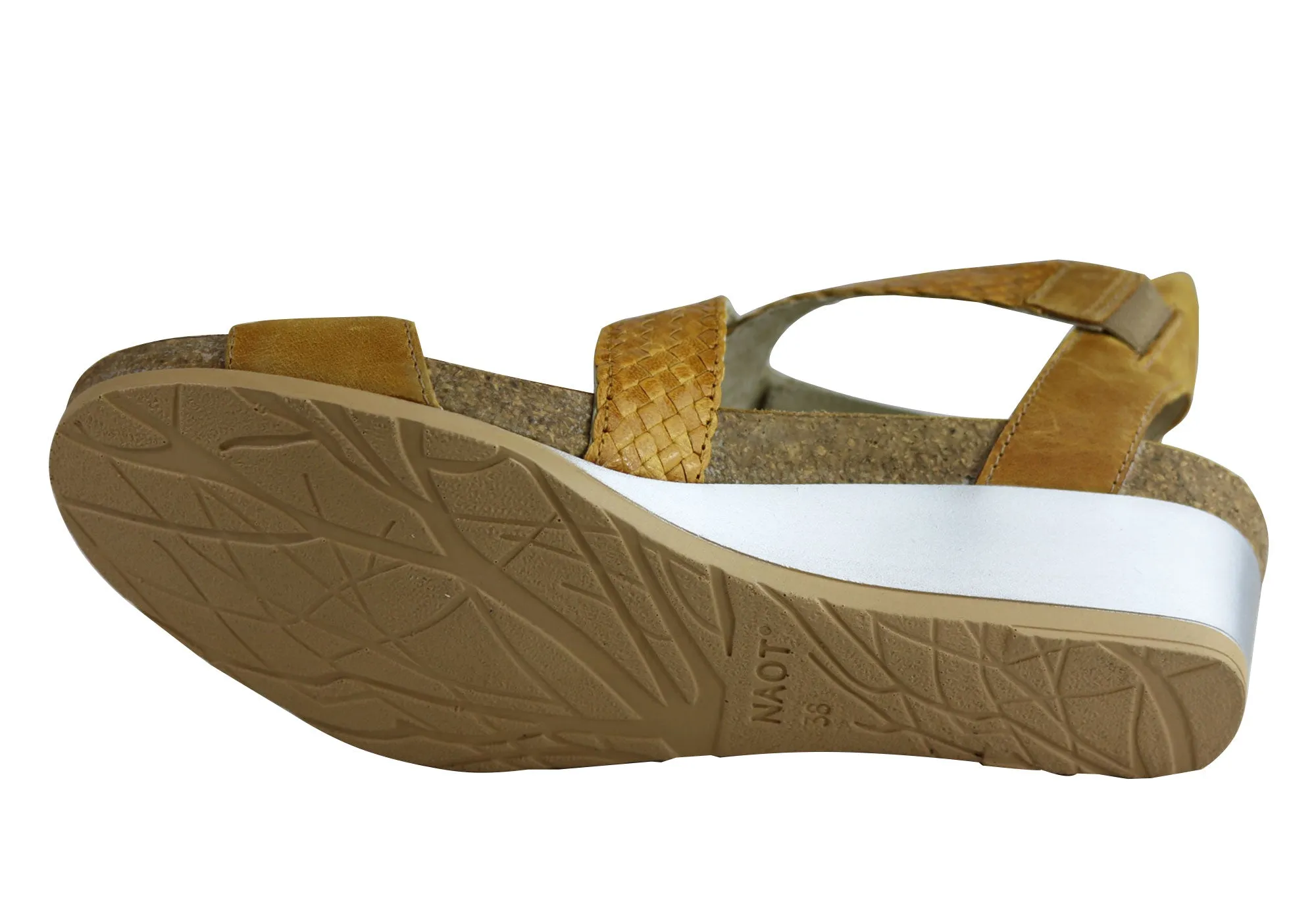 Naot Cupid Womens Leather Comfort Cushioned Supportive Wedge Sandals Naot Shoes