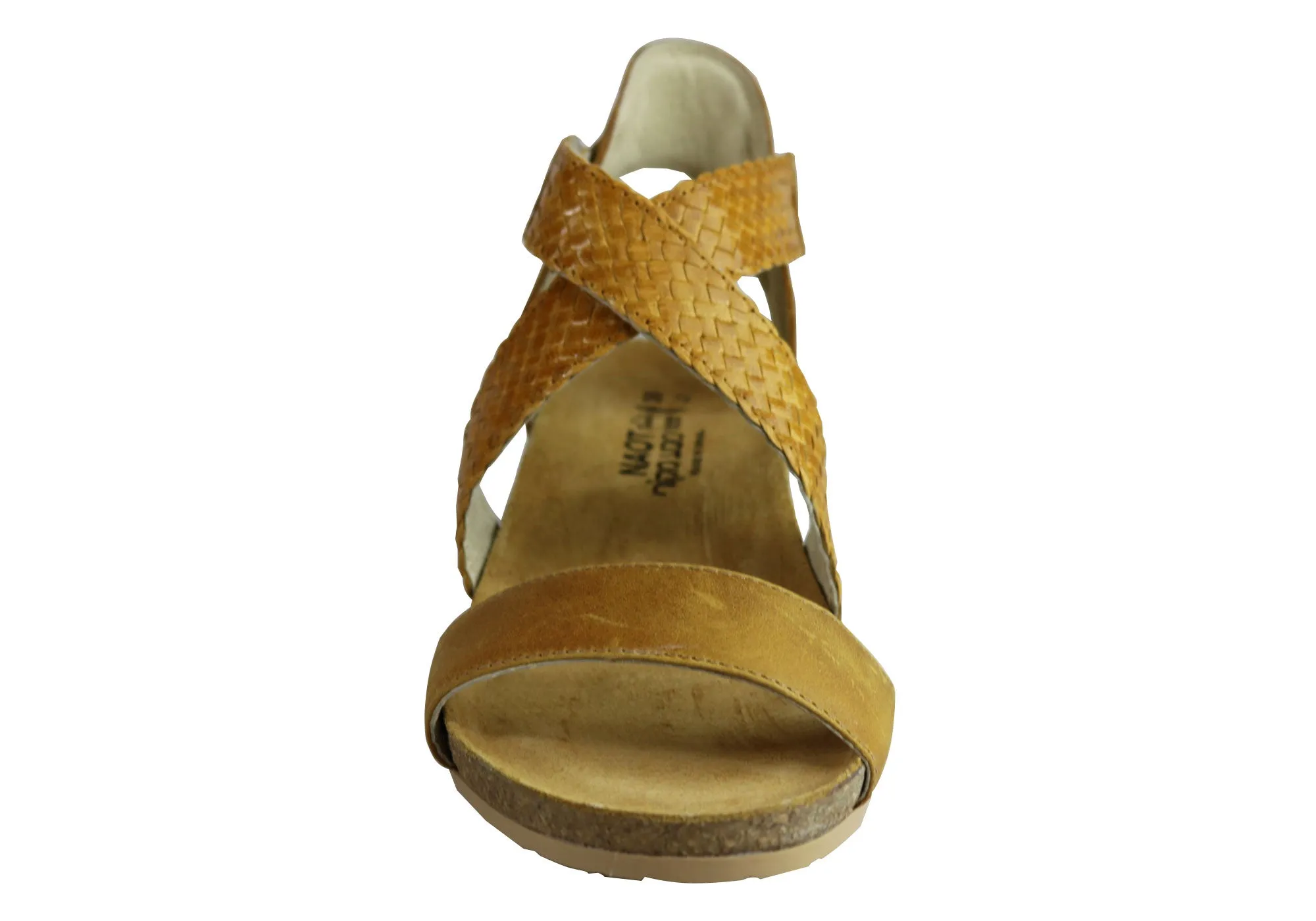 Naot Cupid Womens Leather Comfort Cushioned Supportive Wedge Sandals Naot Shoes