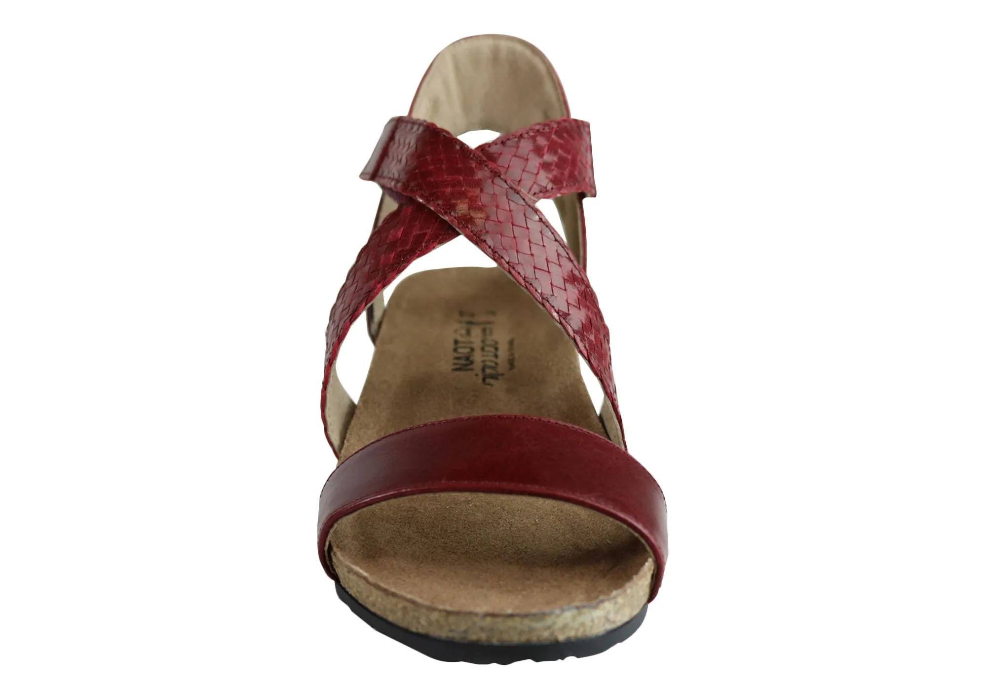 Naot Cupid Womens Leather Comfort Cushioned Supportive Wedge Sandals Naot Shoes