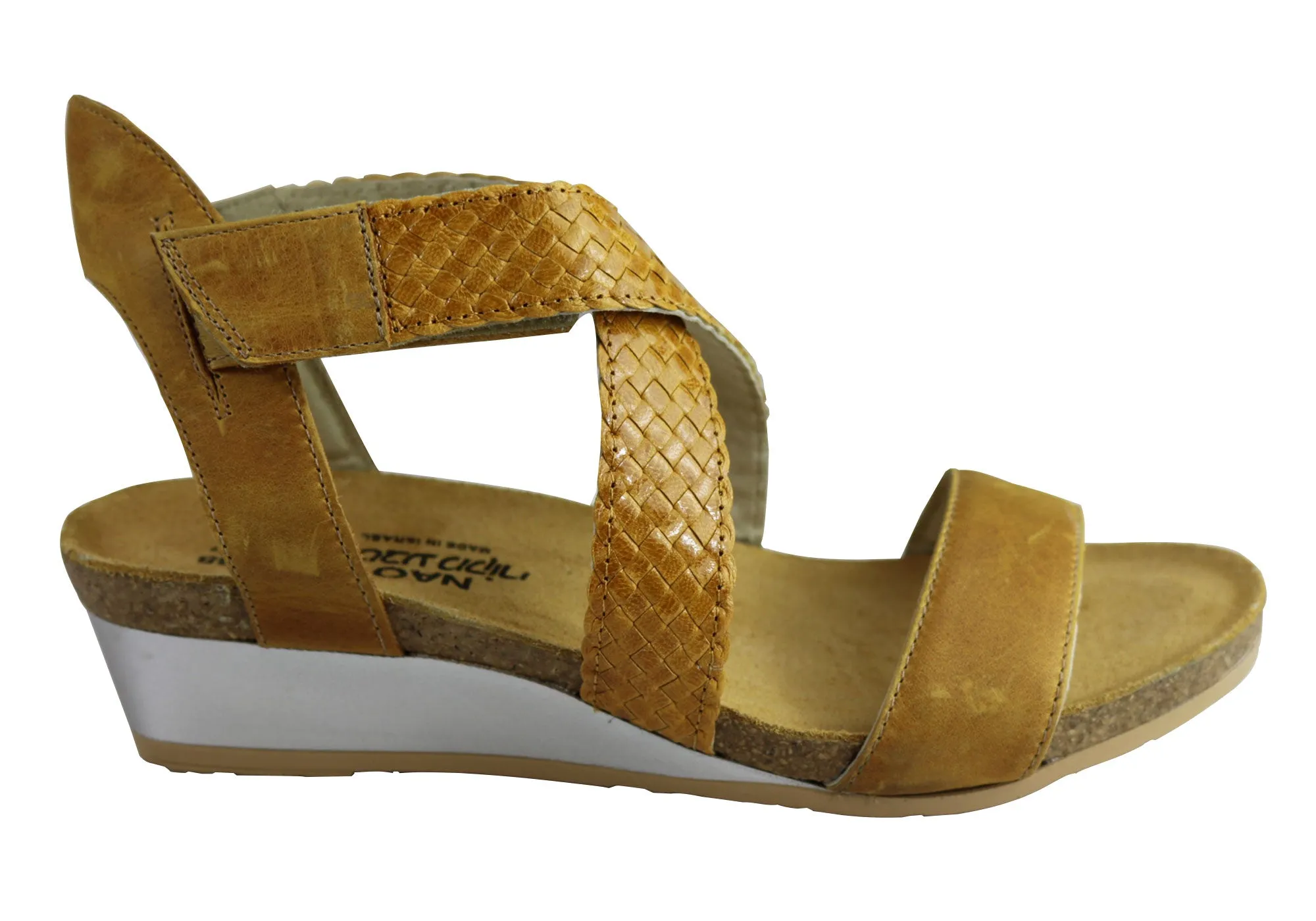 Naot Cupid Womens Leather Comfort Cushioned Supportive Wedge Sandals Naot Shoes