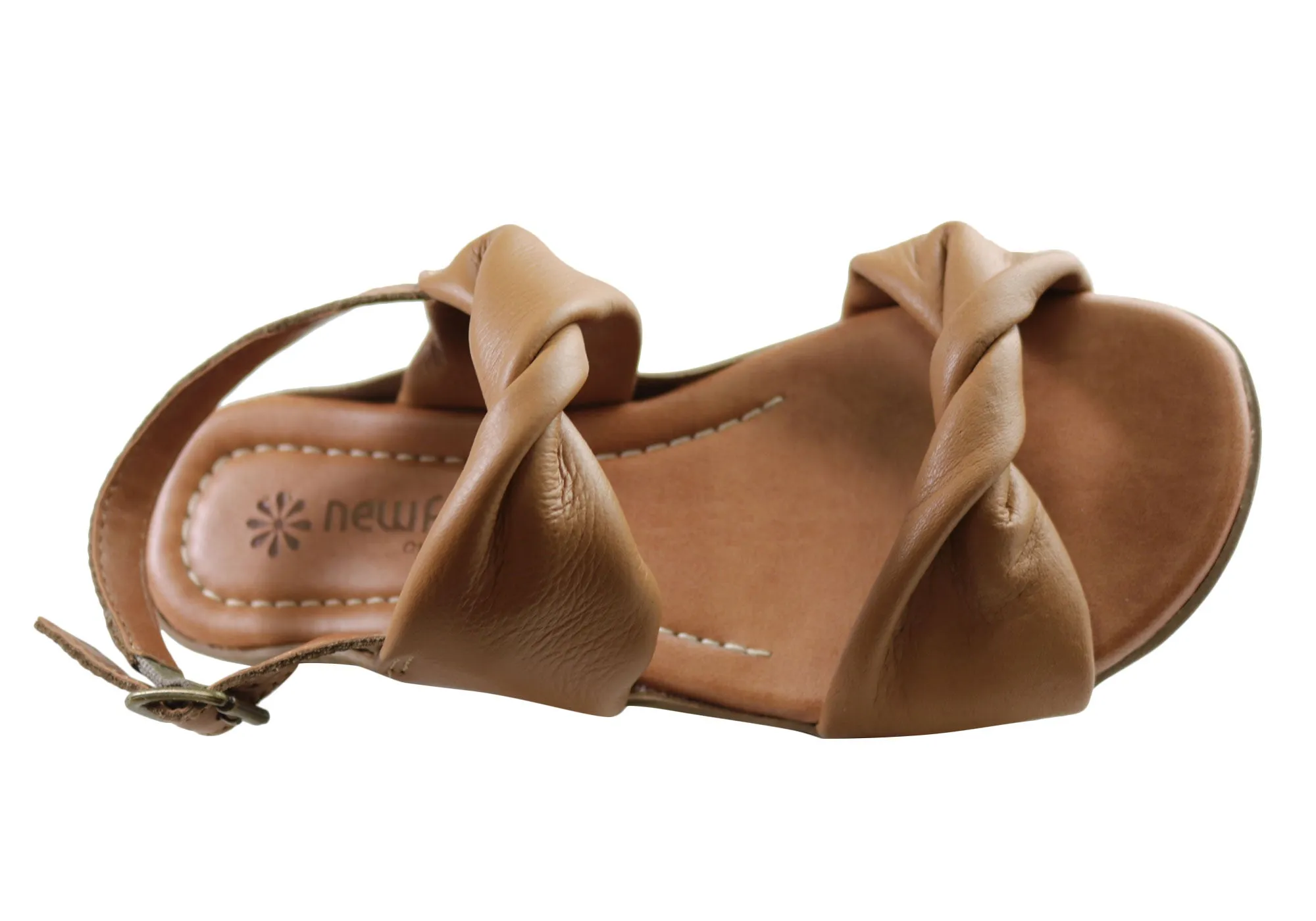 New Face Auckland Womens Comfortable Leather Sandals Made In Brazil New Face Shoes