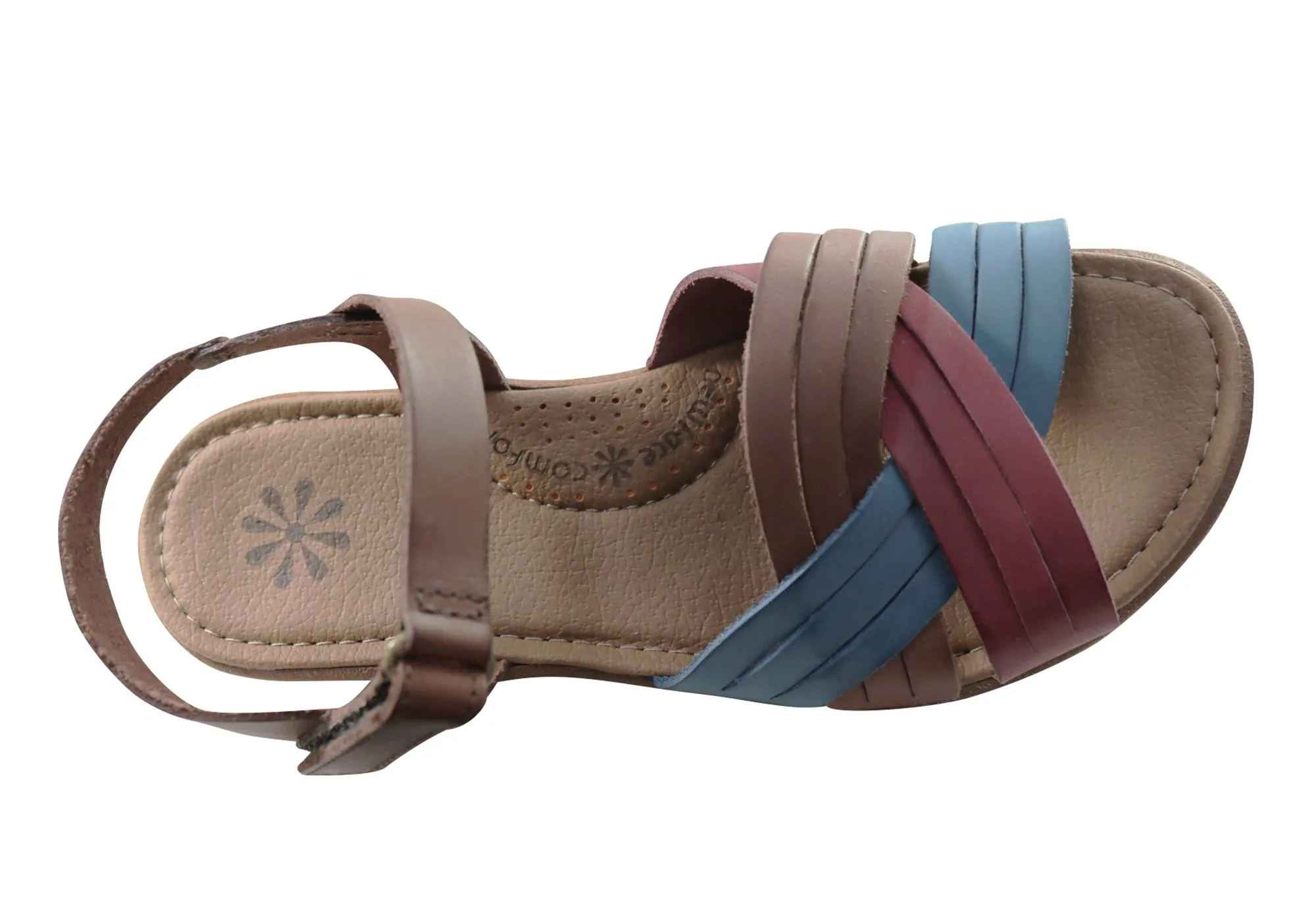 New Face Bellis Womens Comfortable Leather Sandals Made In Brazil New Face Shoes