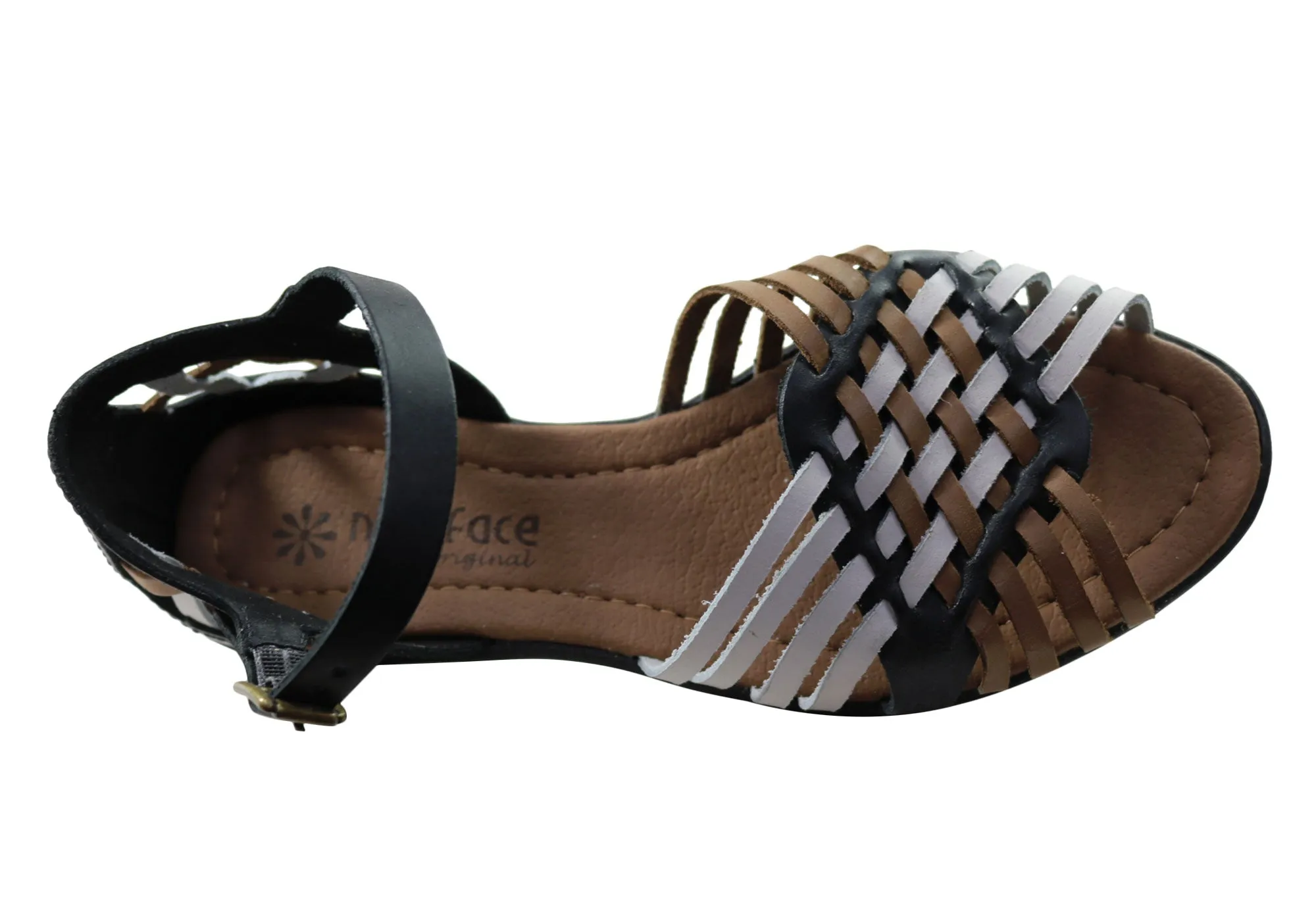 New Face Tamara Womens Comfortable Leather Sandals Made In Brazil New Face Shoes