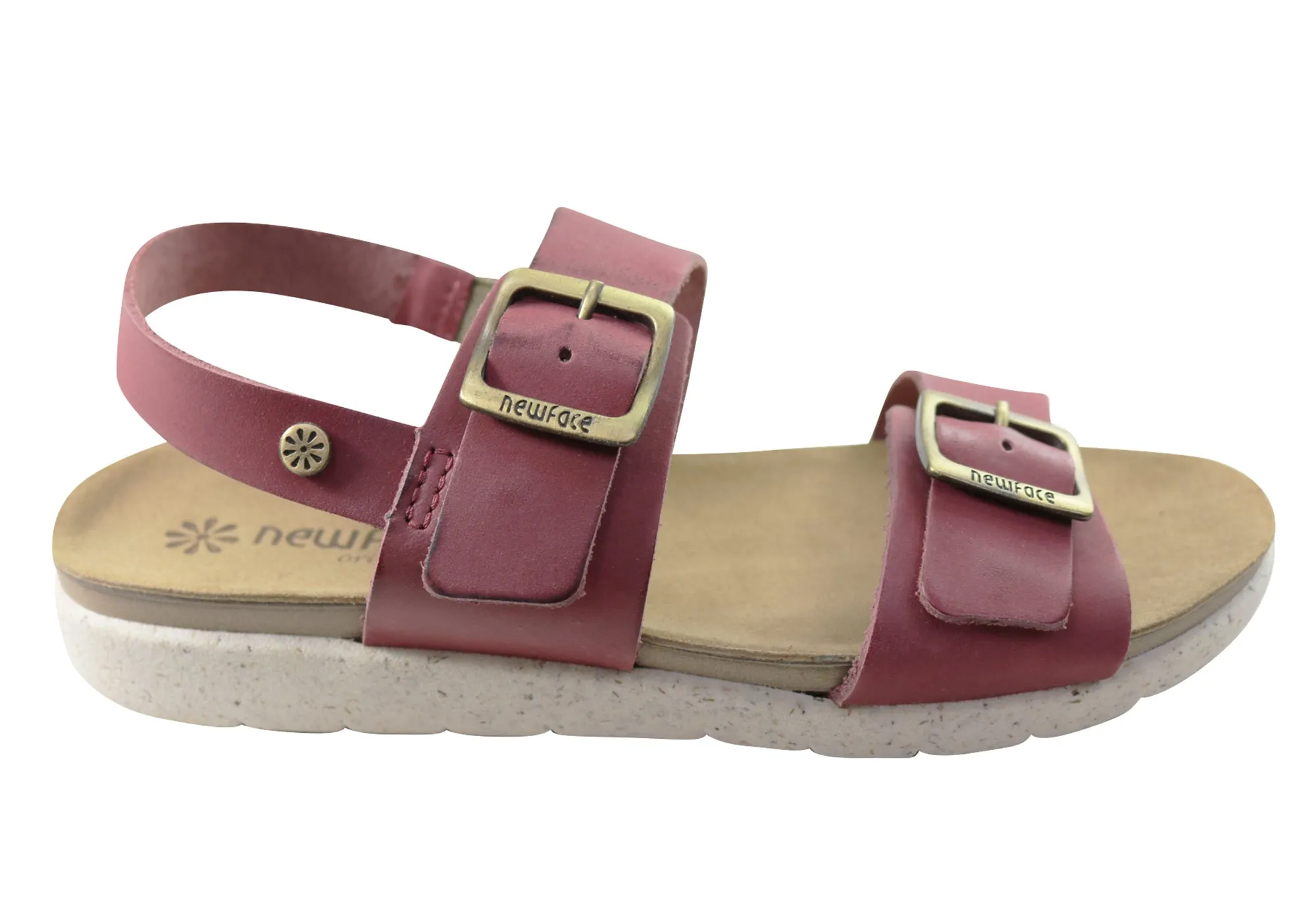 New Face Valley Womens Comfortable Leather Sandals Made In Brazil New Face Shoes