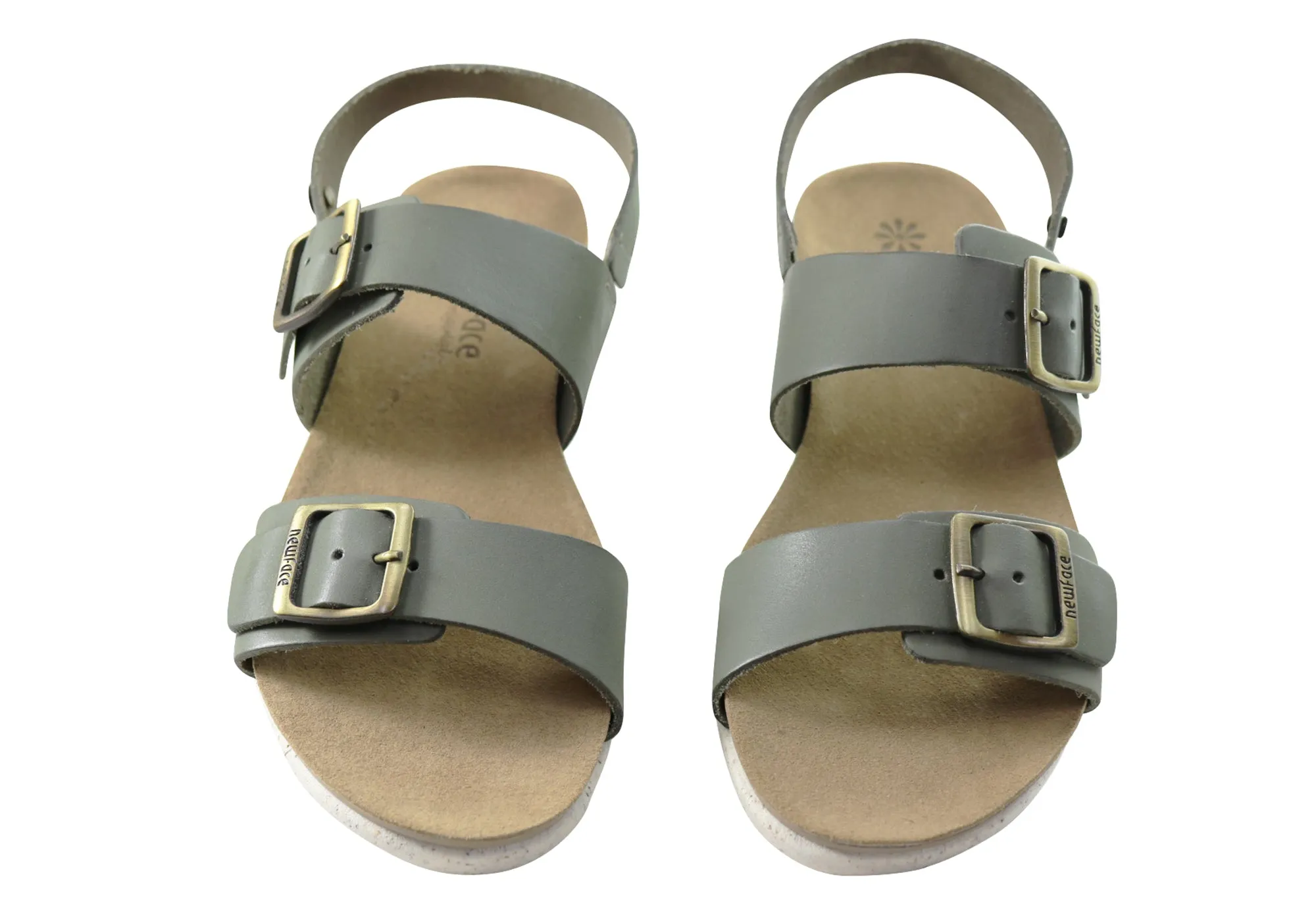 New Face Valley Womens Comfortable Leather Sandals Made In Brazil New Face Shoes