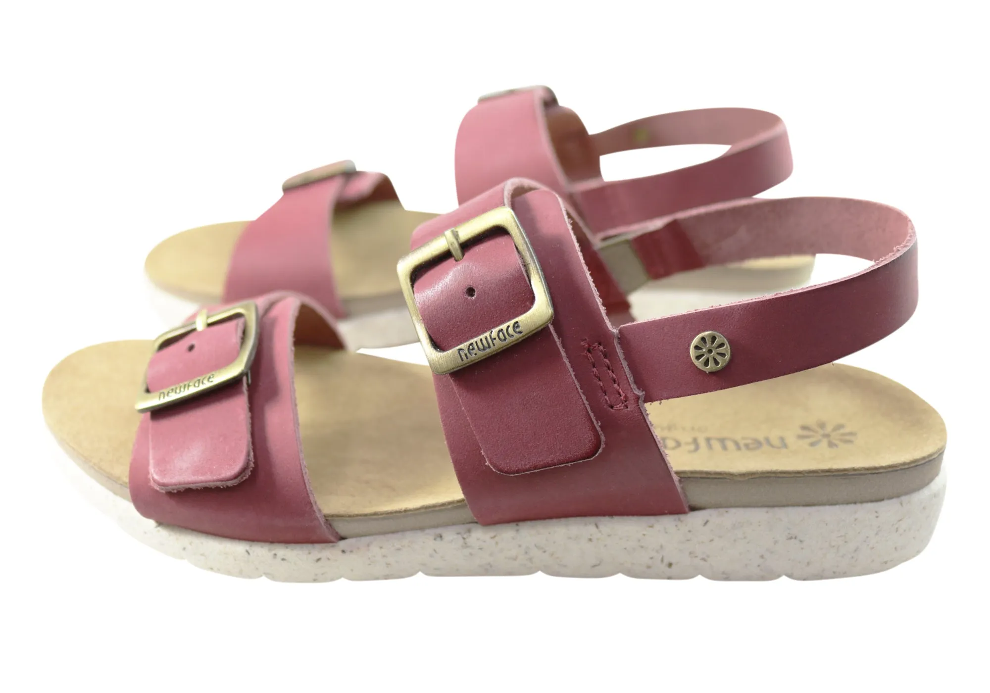 New Face Valley Womens Comfortable Leather Sandals Made In Brazil New Face Shoes