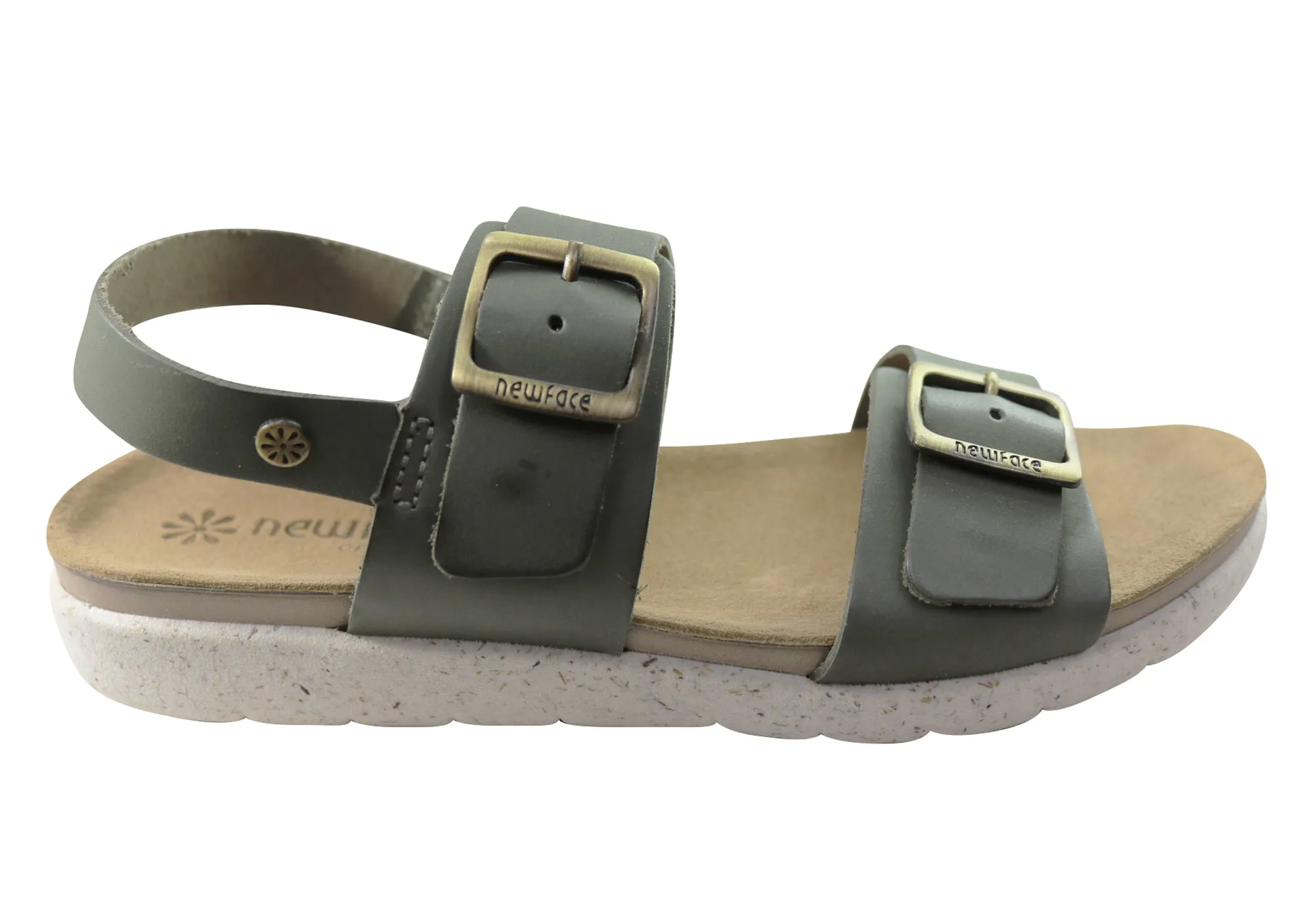New Face Valley Womens Comfortable Leather Sandals Made In Brazil New Face Shoes